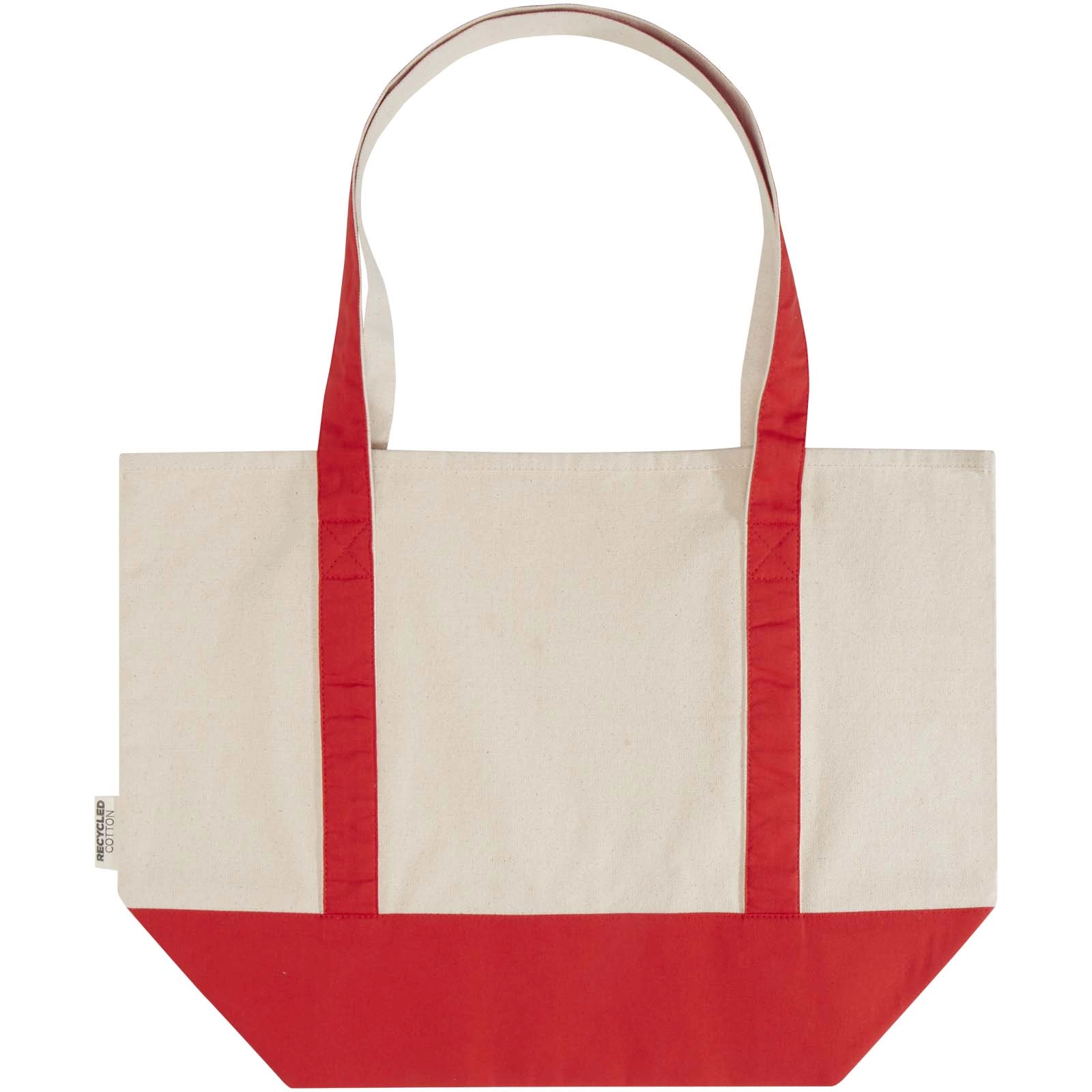 Immagine Tote bag in cotone riciclato certificato GRS da 320 g/m² Sam