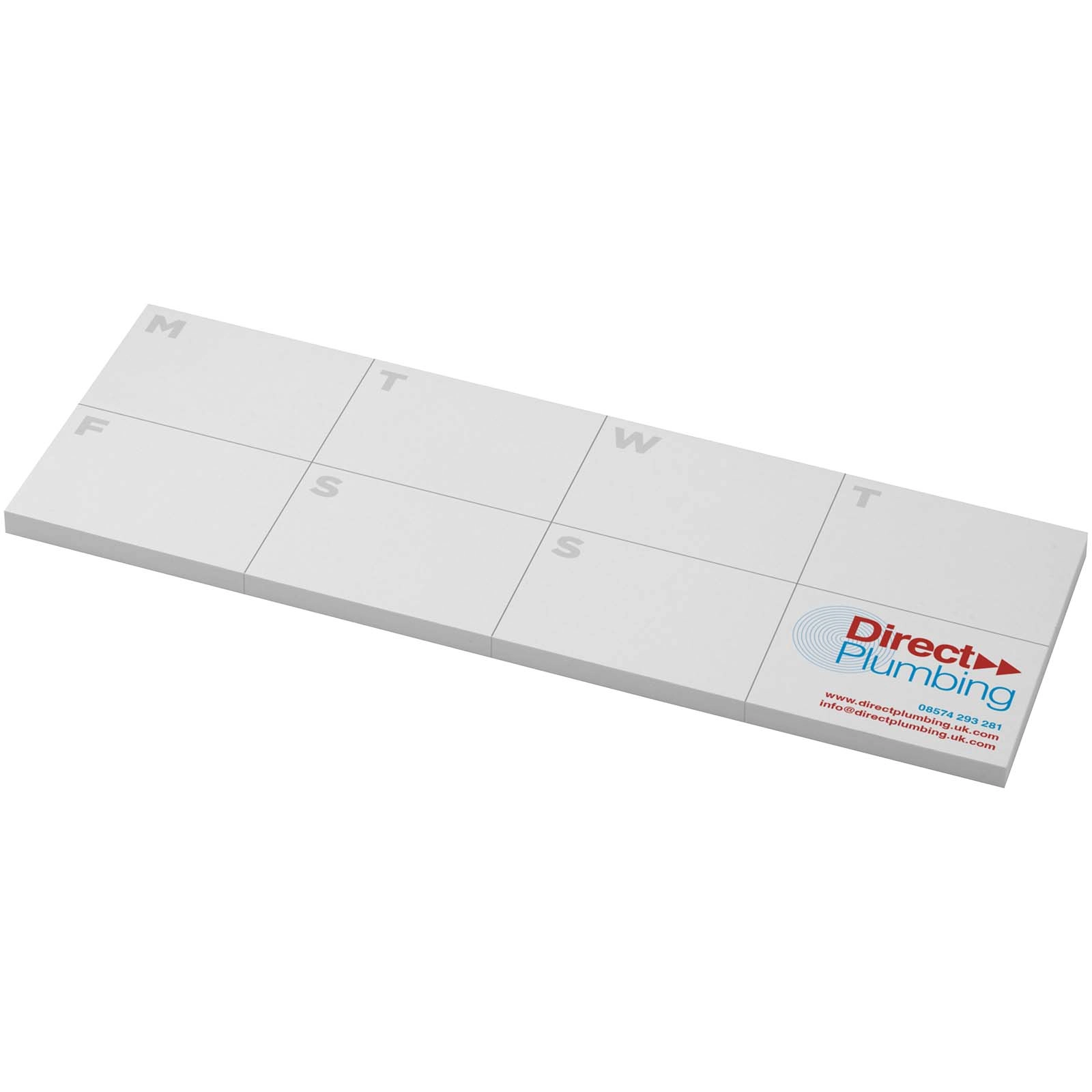 Immagine Foglietti adesivi in materiale riciclato con agenda stampata Sticky-Mate®