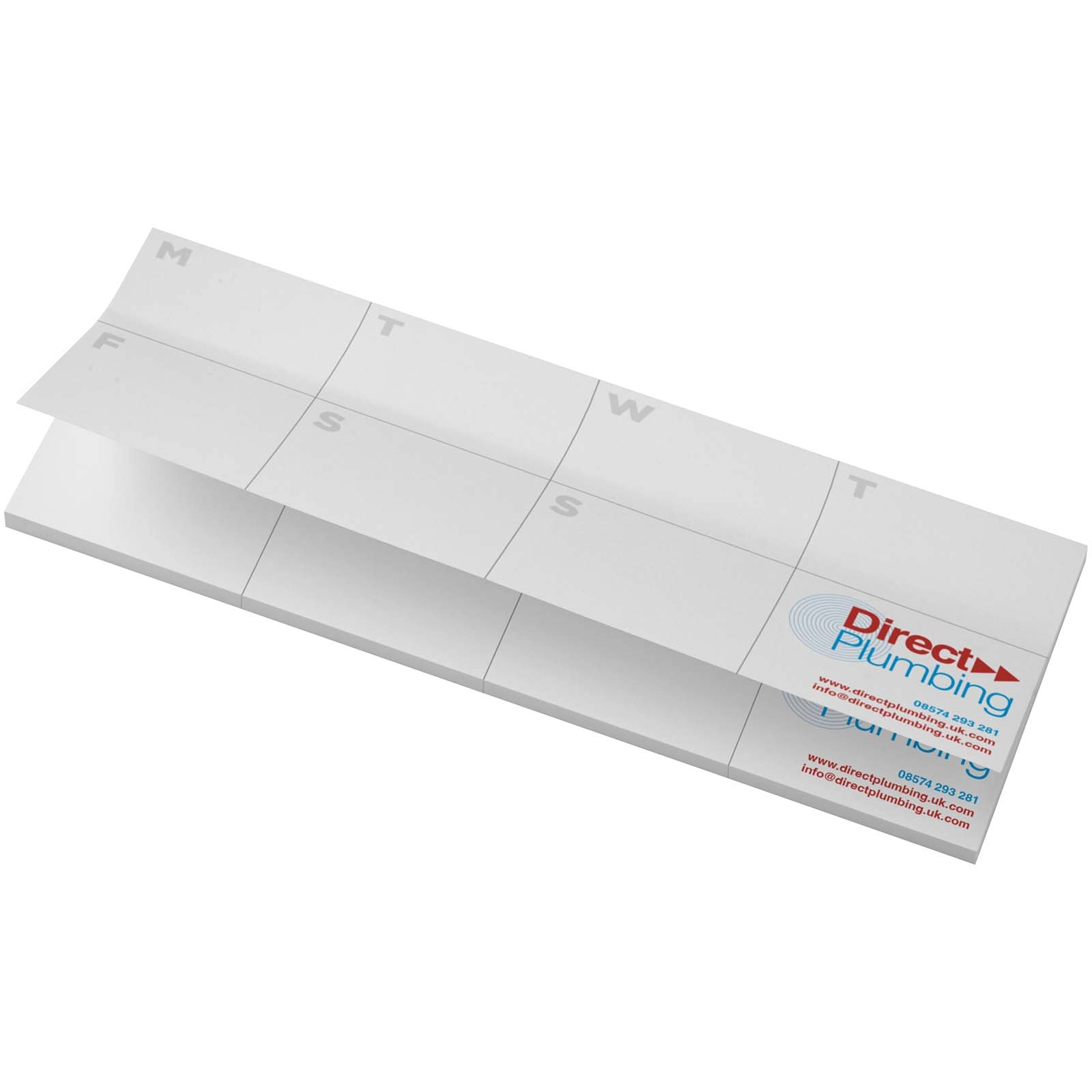 Immagine Foglietti adesivi in materiale riciclato con agenda stampata Sticky-Mate®