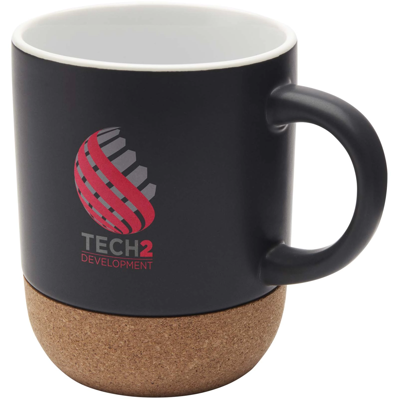 Immagine Tazza in ceramica con dettagli in sughero e finitura opaca da 300 ml Billie