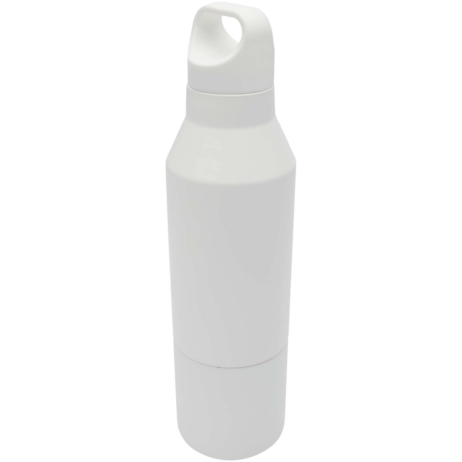 Immagine Borraccia termica da 600 ml in acciaio inox riciclato certificato RCS con tazza da 300 ml Odessy