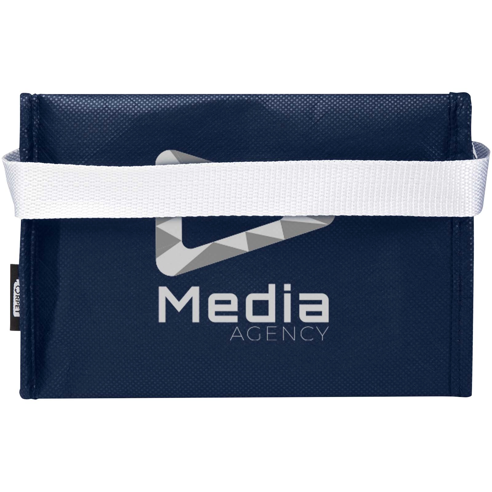 Immagine Borsa termica con capacità per 6 lattine in tessuto non tessuto riciclato certificato GRS Spectrum - 4L