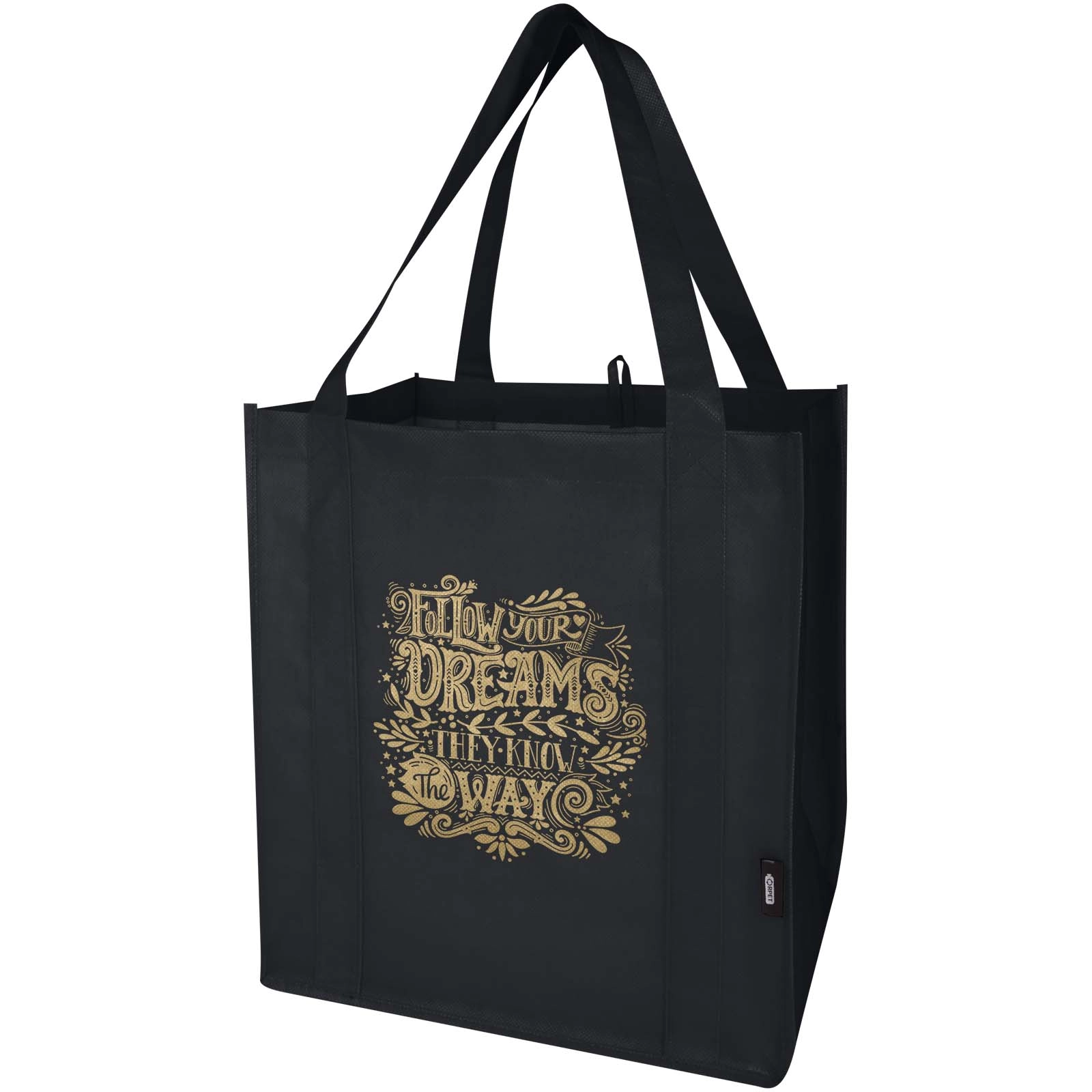 Immagine Tote bag con fondo rigido in tessuto non tessuto riciclato certificato GRS Liberty - 29L