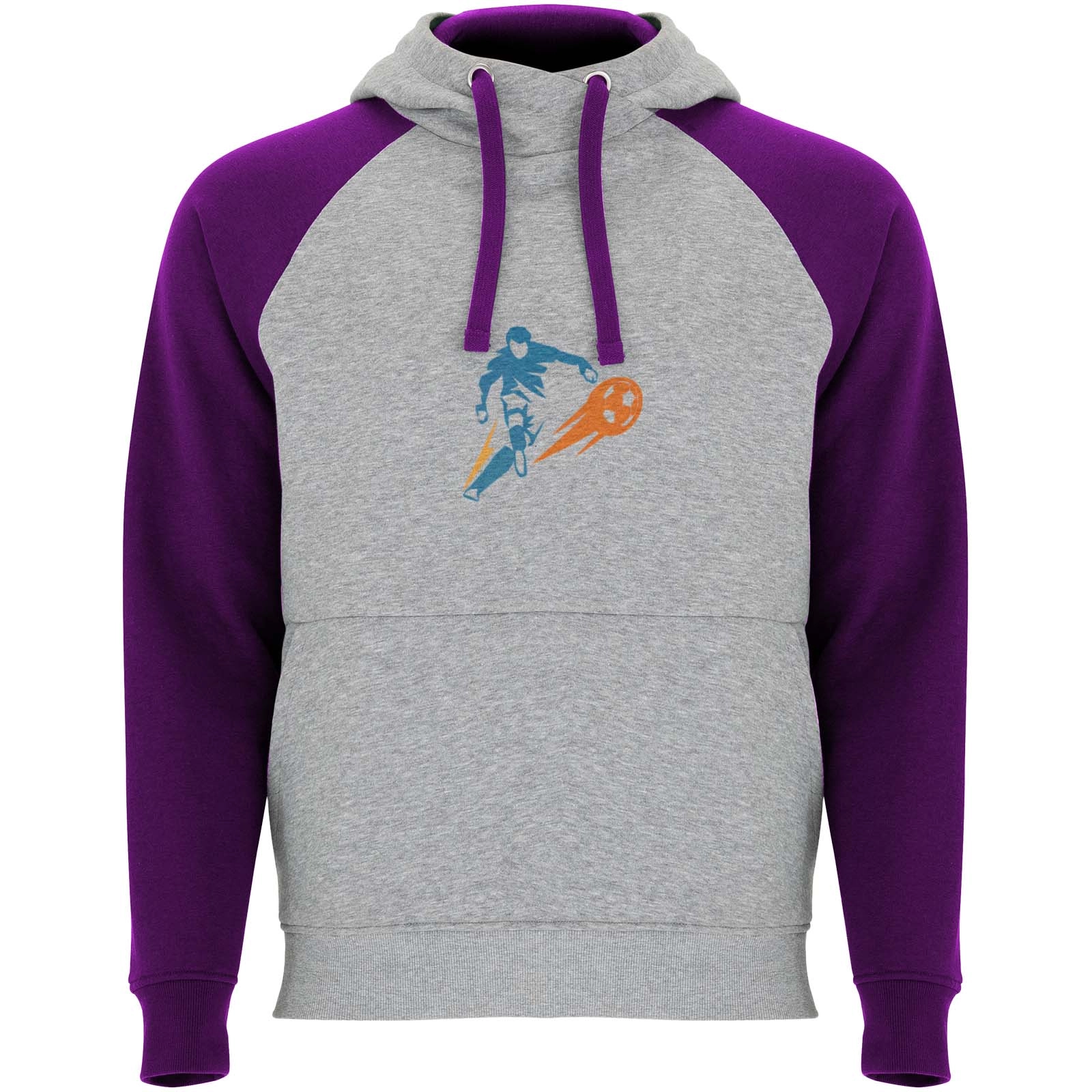 Immagine Felpa con cappuccio bicolore da bambino Badet