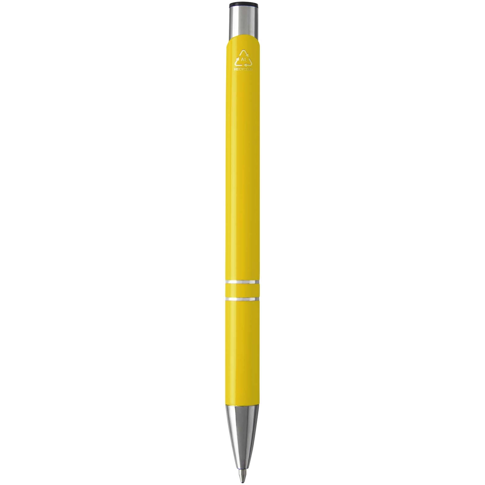 Immagine Penna a sfera in alluminio riciclato Moneta (inchiostro blu)
