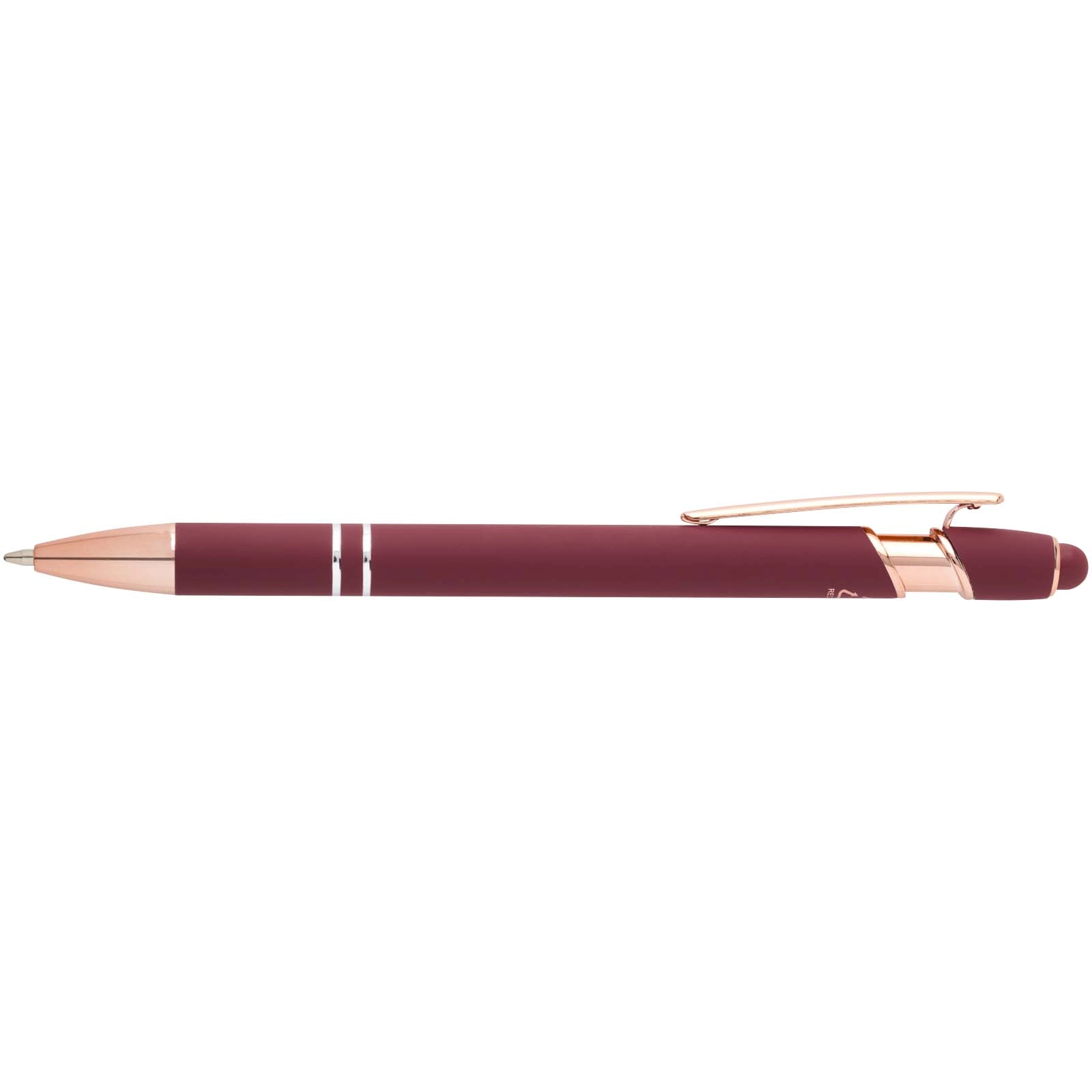 Immagine Penna a sfera con finitura oro rosa Nanna (inchiostro blu)