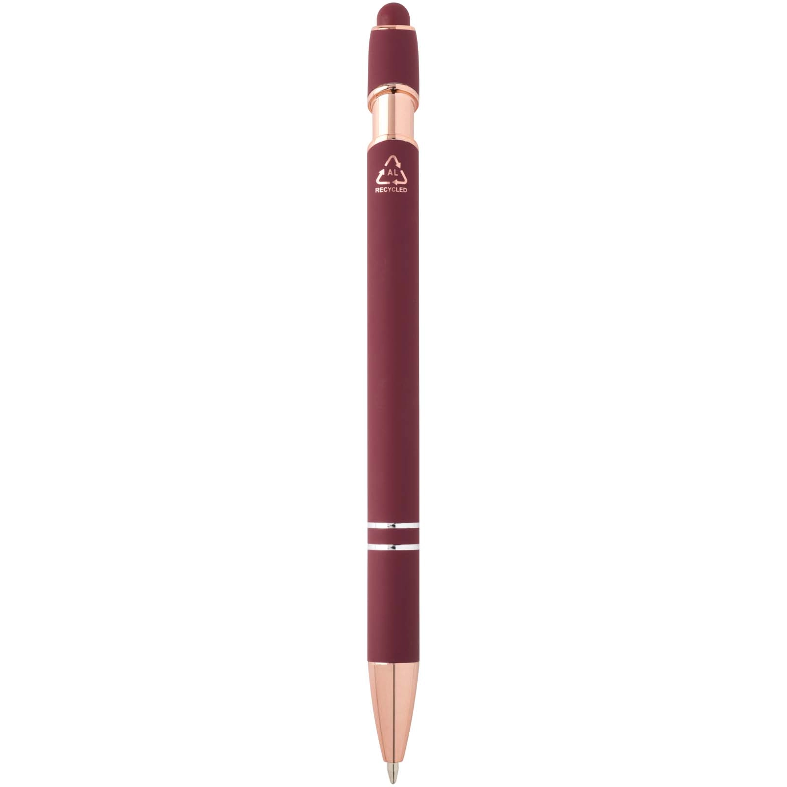 Immagine Penna a sfera con finitura oro rosa Nanna (inchiostro blu)