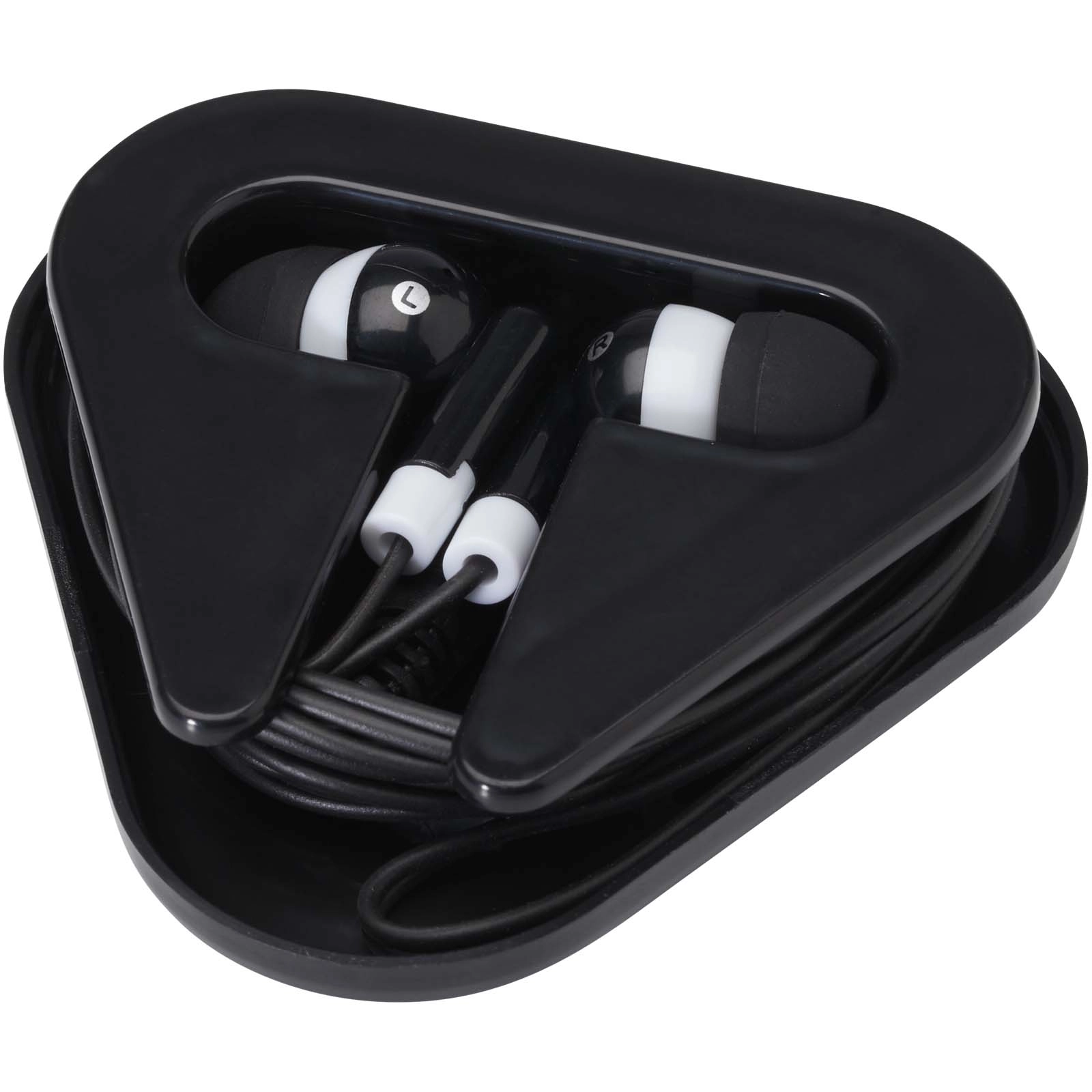Immagine Auricolari con astuccio in plastica riciclata Rebel