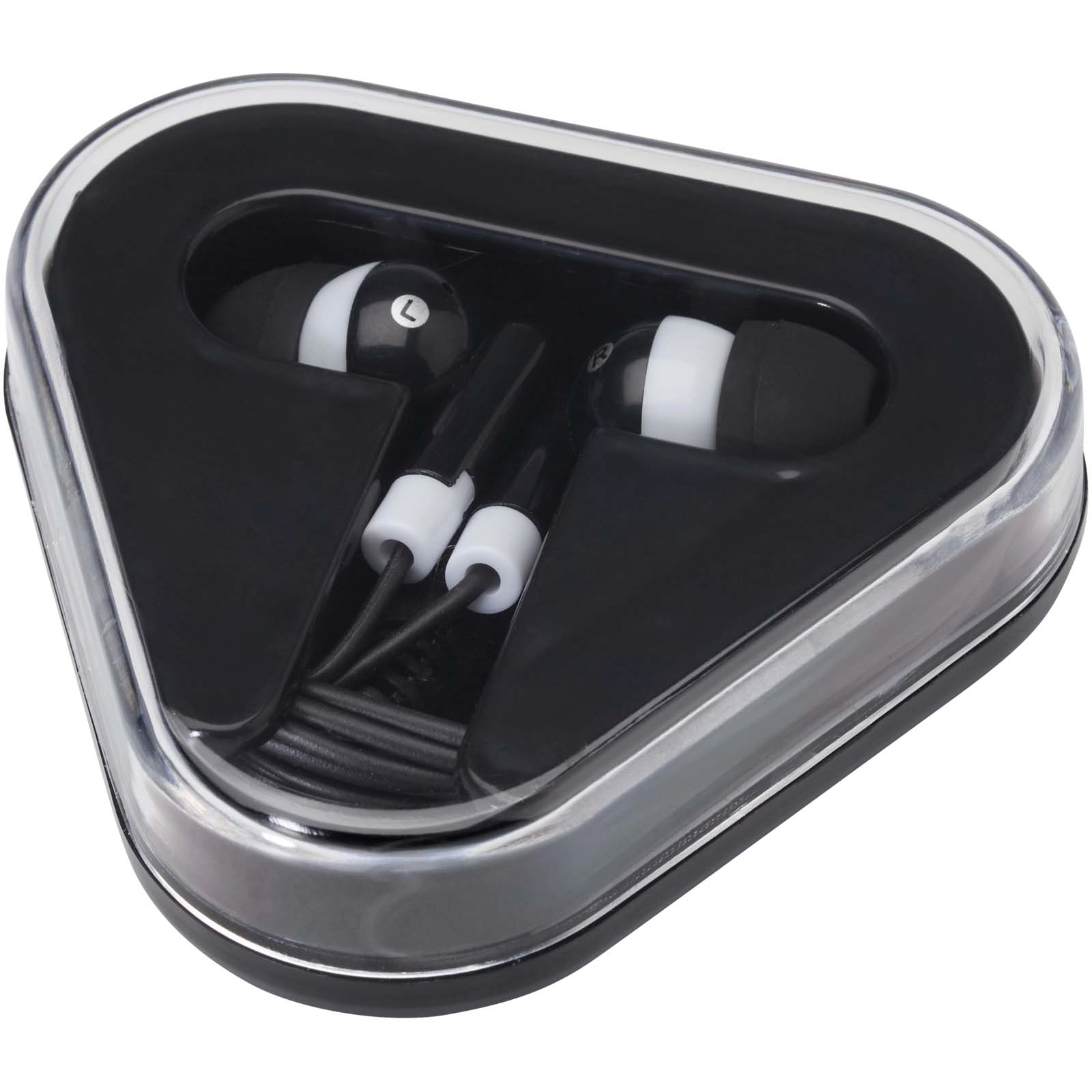 Immagine Auricolari con astuccio in plastica riciclata Rebel
