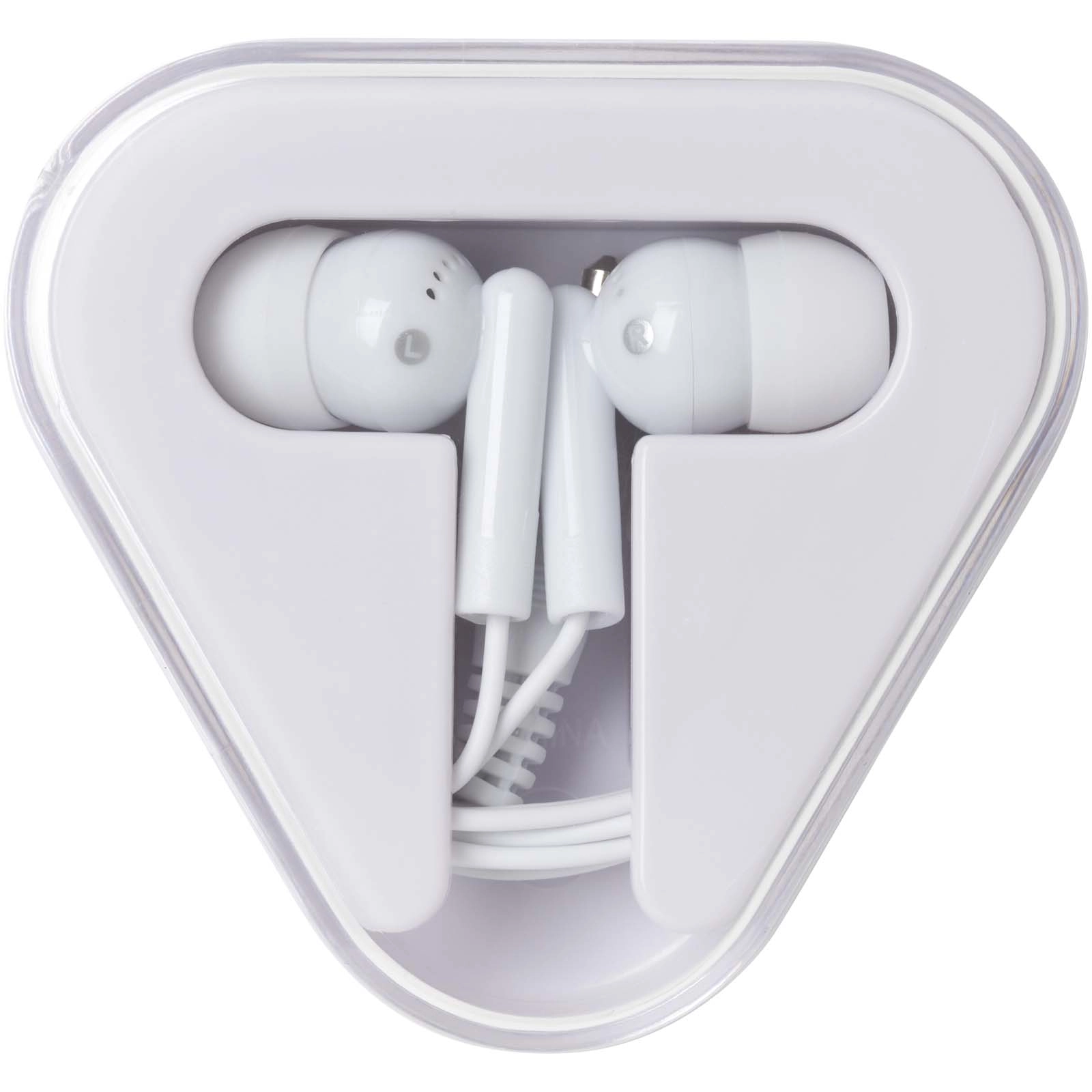 Immagine Auricolari con astuccio in plastica riciclata Rebel