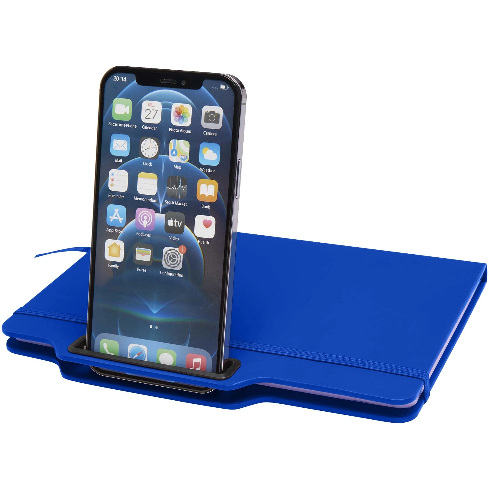 Immagine Blocco note formato A5 con copertina rigida e combinazione di penna e matita Nexus