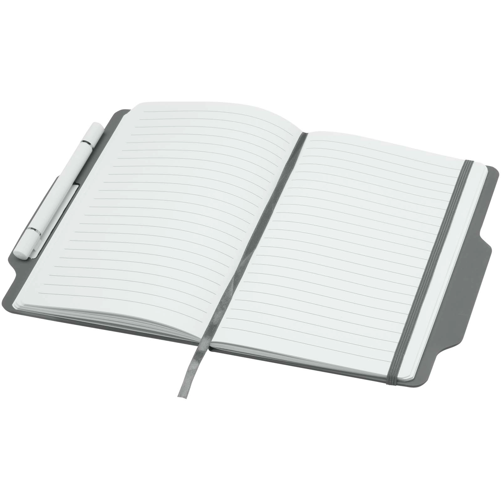 Immagine Blocco note formato A5 con copertina rigida e combinazione di penna e matita Nexus