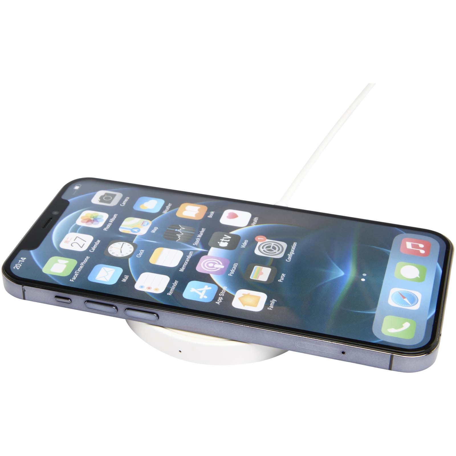 Immagine Stazione di ricarica wireless in plastica riciclata da 15 W Freal
