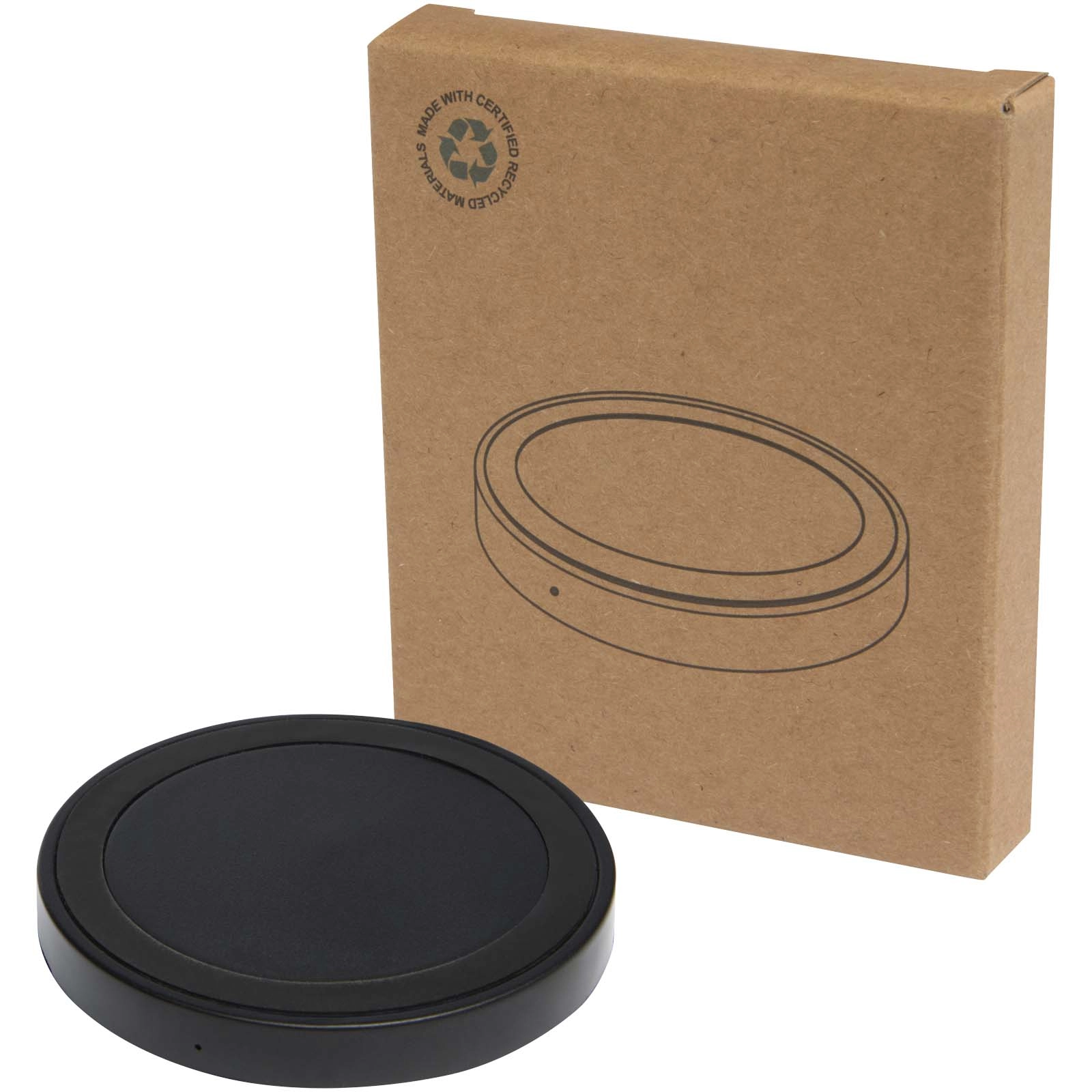Immagine Stazione di ricarica wireless in plastica riciclata da 15 W Freal