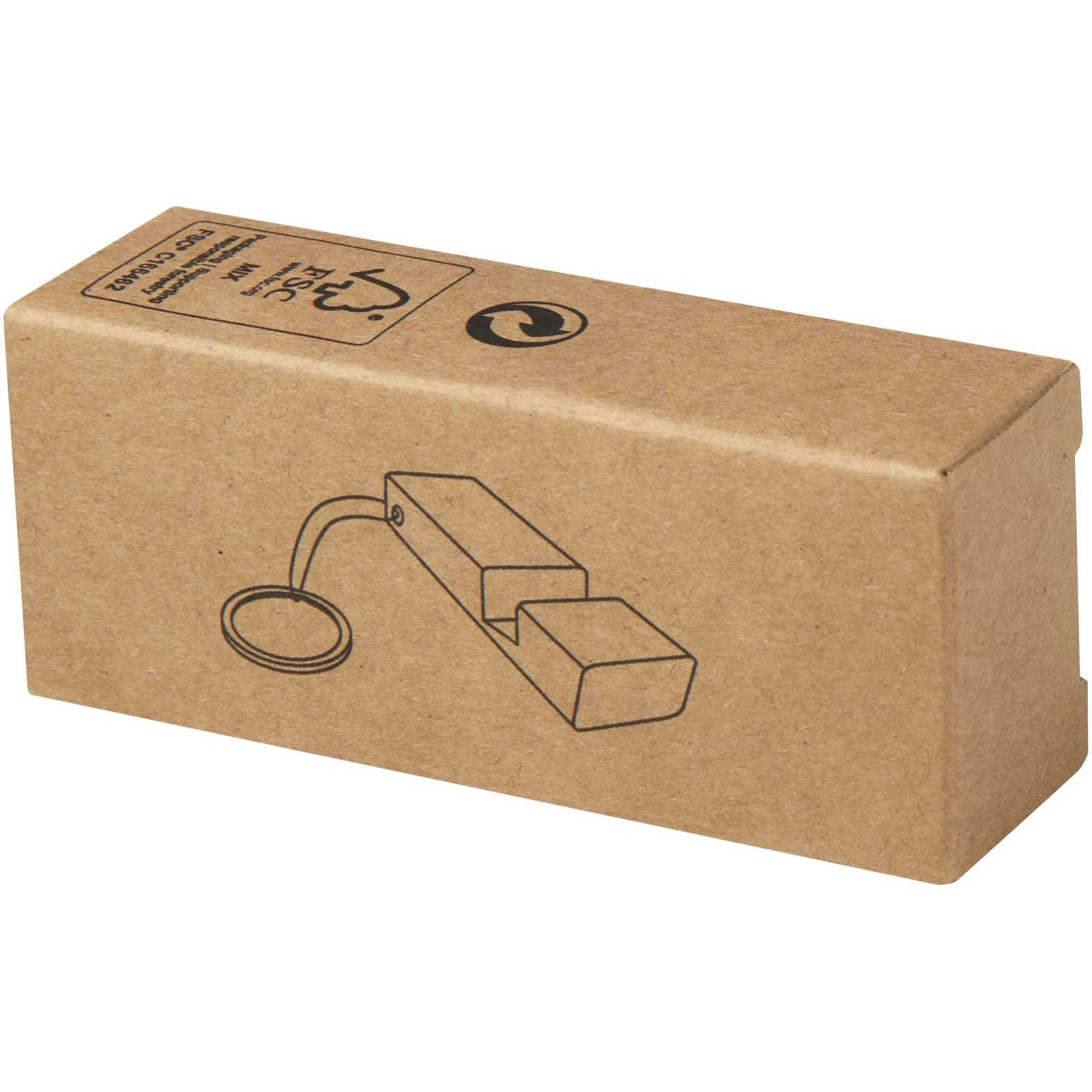 Immagine Supporto per telefono in bambù con portachiavi Bosona