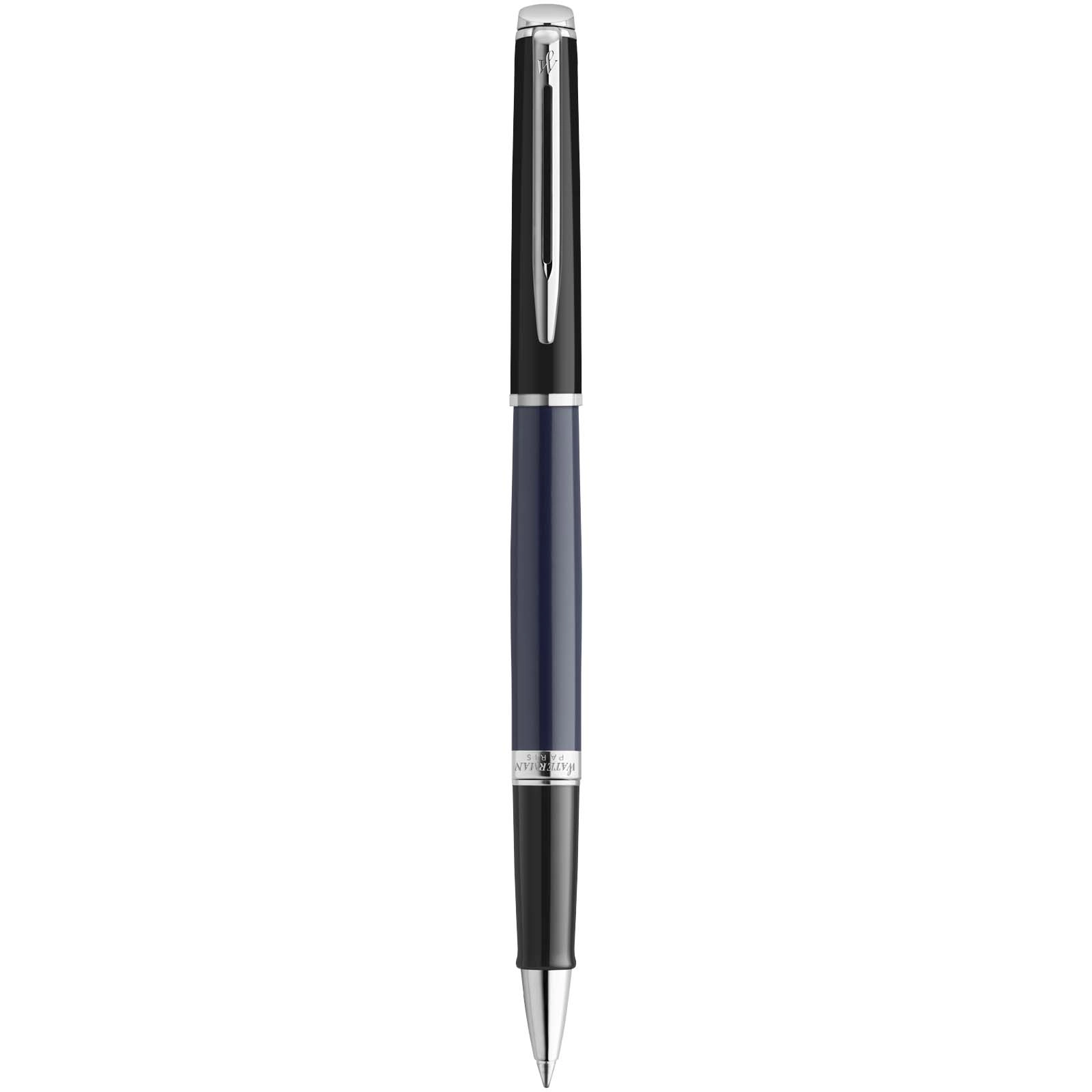 Immagine Penna roller colorata con finiture in palladio Hemisphere (inchiostro nero)