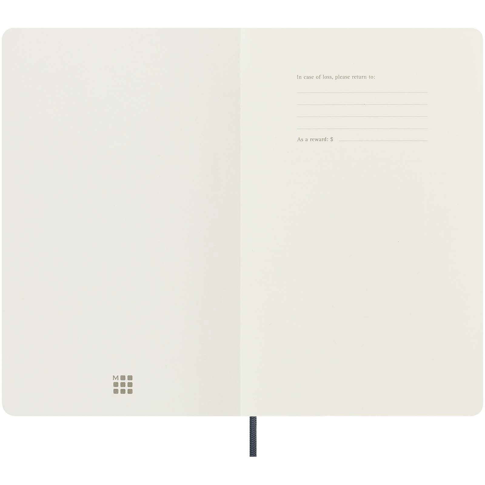 Immagine Blocco note con copertina morbida formato L - a righe Moleskine 100% VEGEA® Capri
