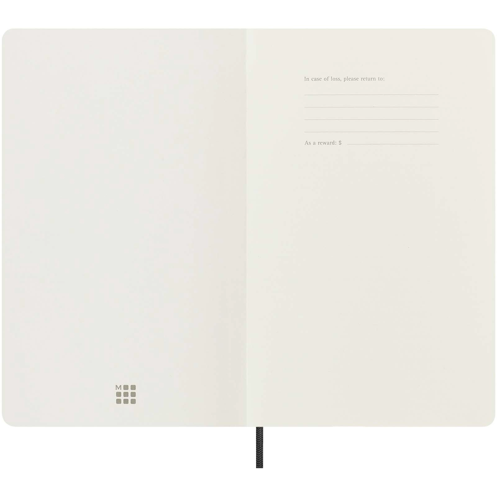 Immagine Blocco note con copertina morbida formato L - a righe Moleskine 100% VEGEA® Boa