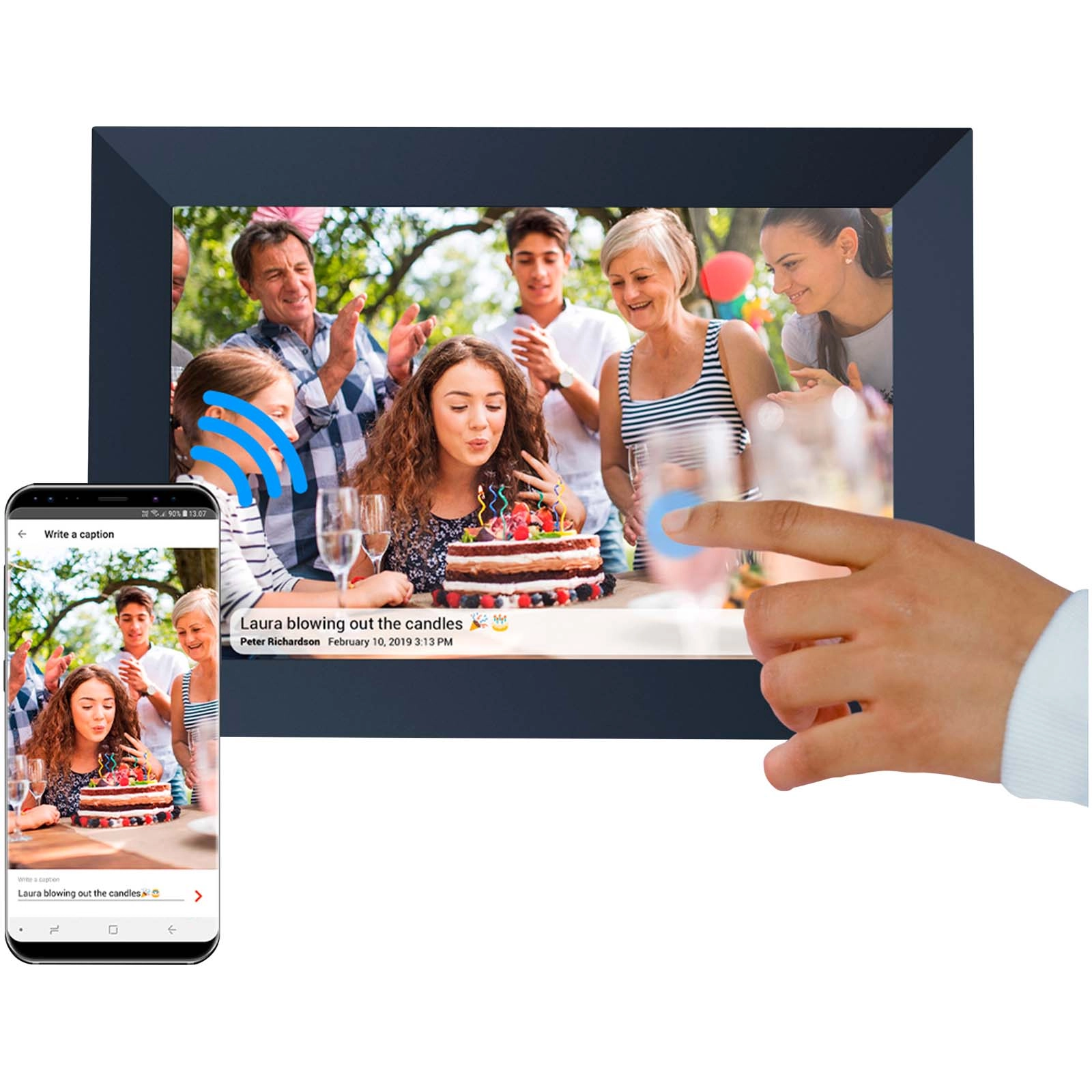 Immagine Cornice per foto digitali Wi-Fi da 10