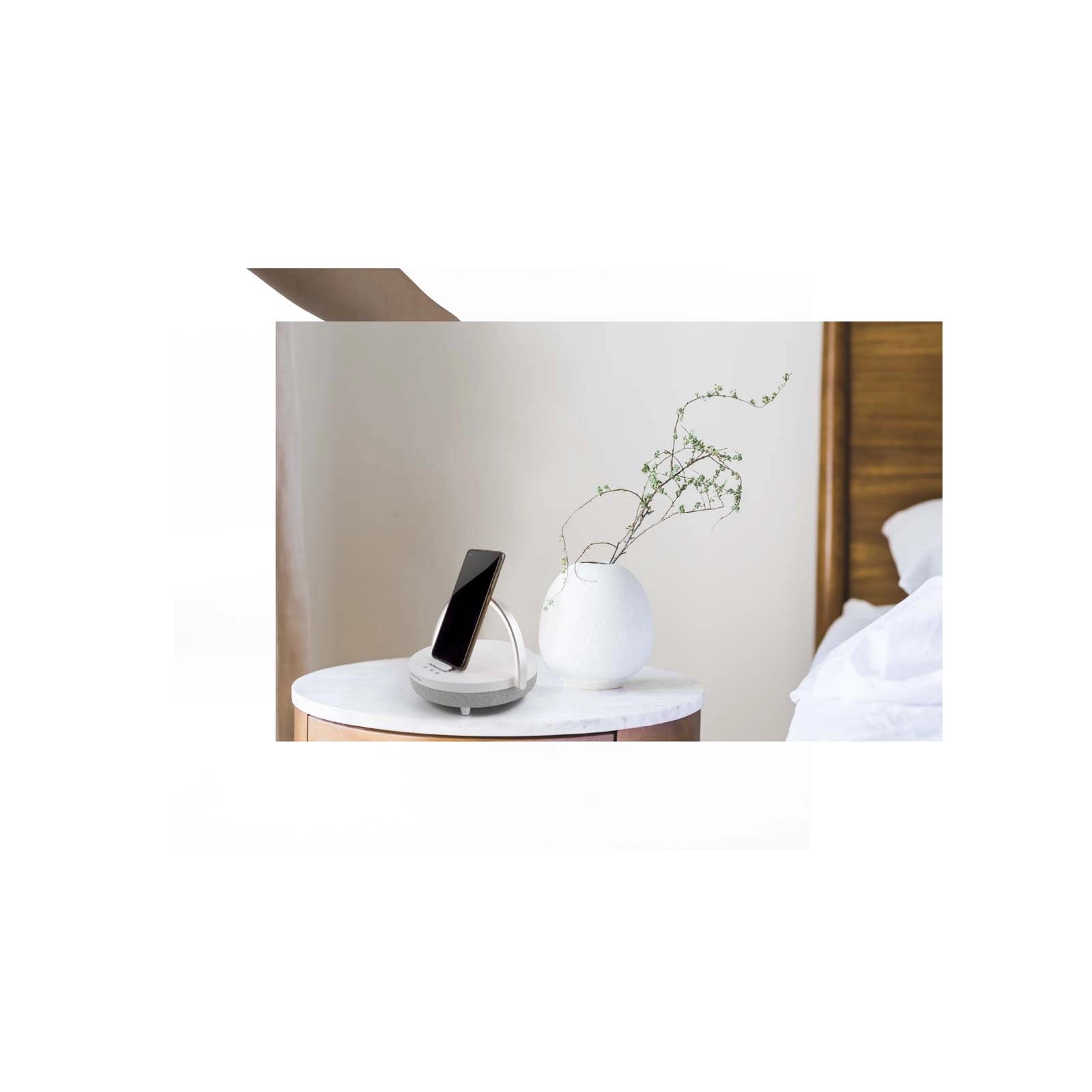 Immagine Speaker Bluetooth® 4 in 1 da 10 W con luce LED e base di ricarica wireless Prixton