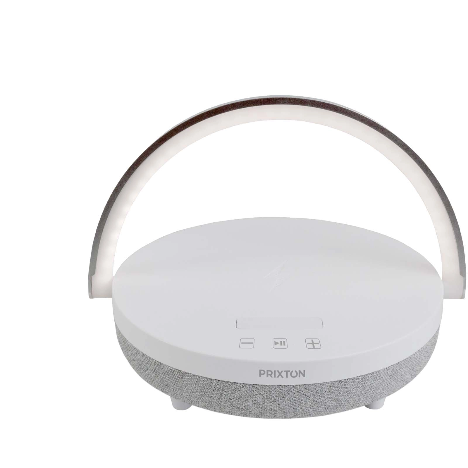 Immagine Speaker Bluetooth® 4 in 1 da 10 W con luce LED e base di ricarica wireless Prixton