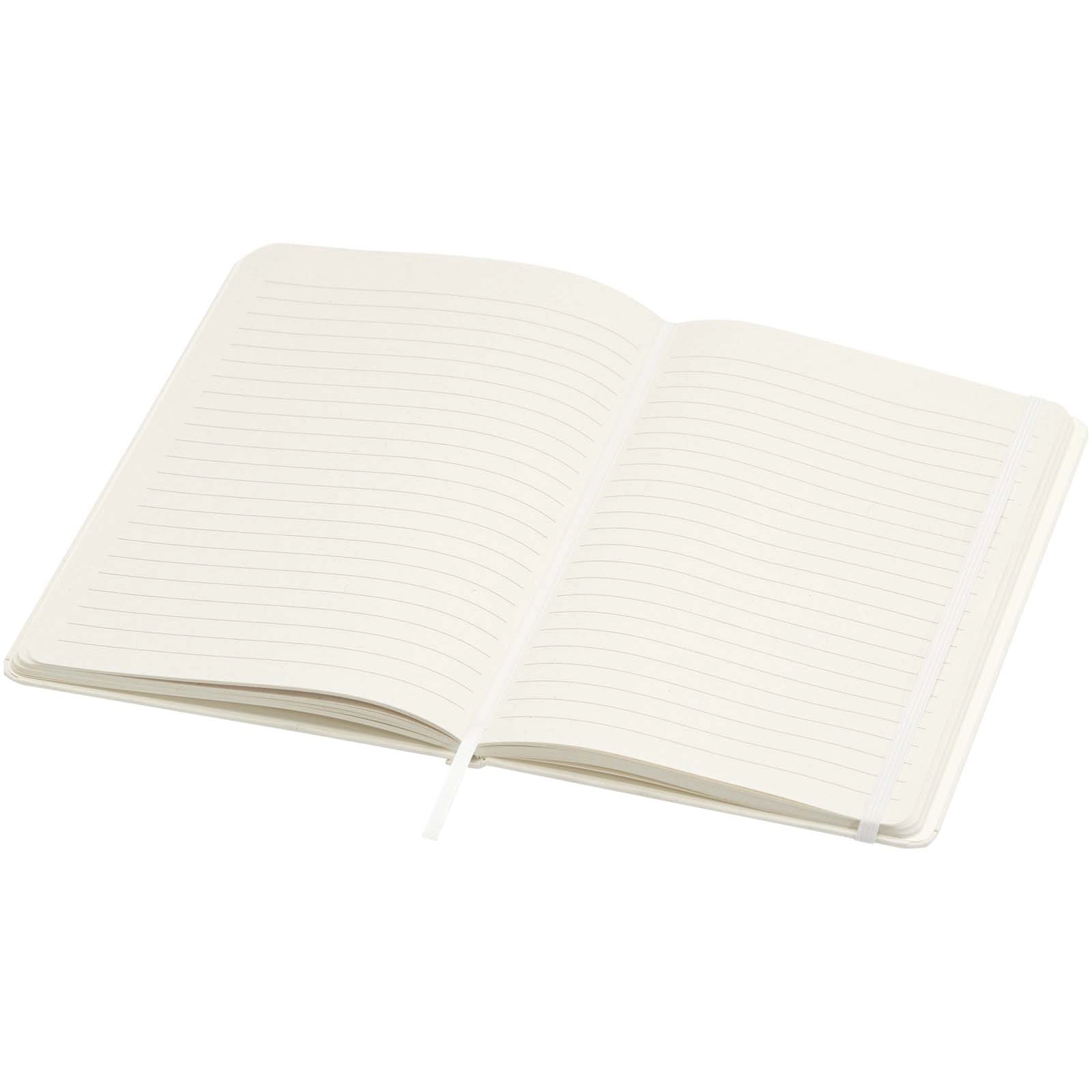 Immagine Blocco note formato A5 a righe in carta riciclata Bass