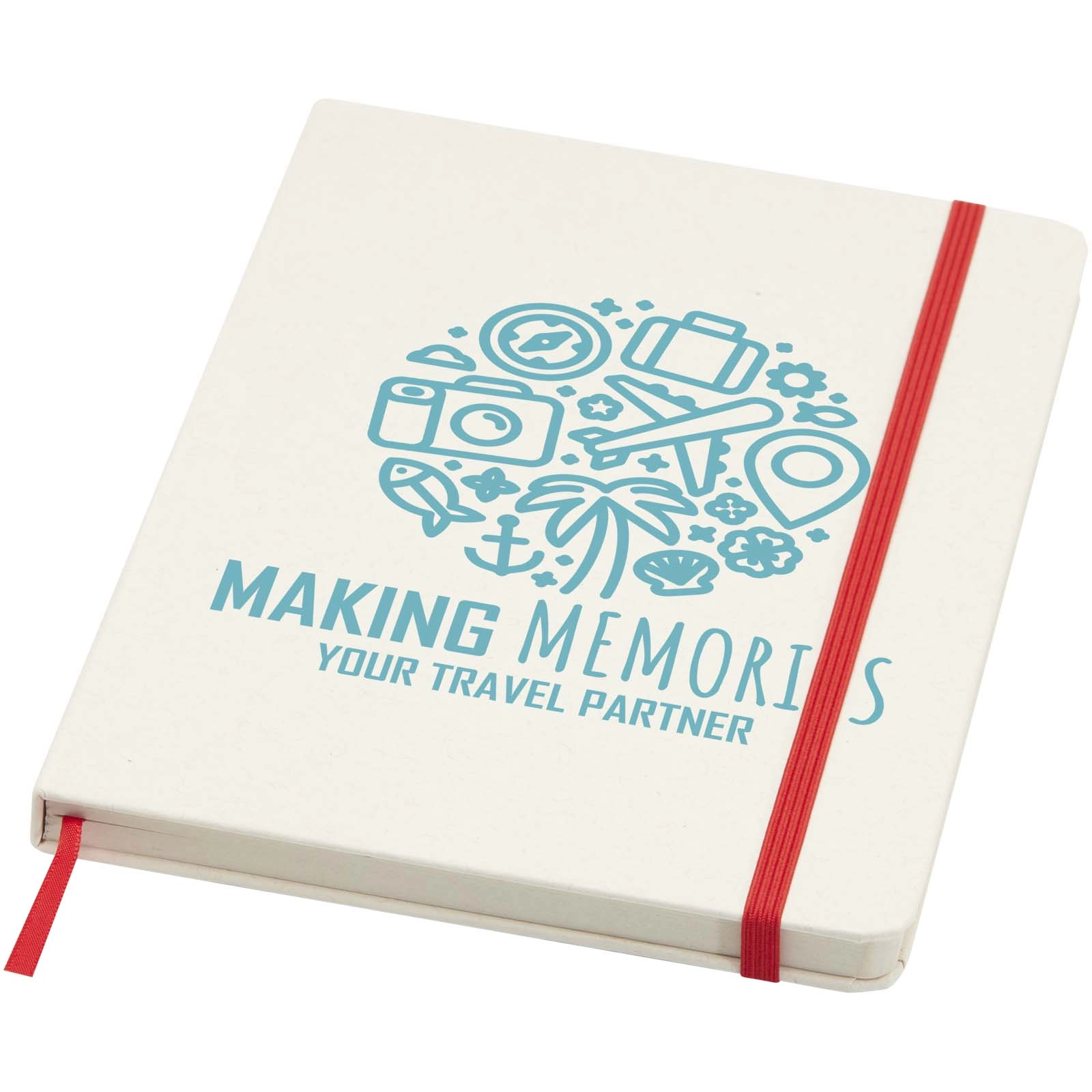 Immagine Blocco note formato A5 a righe in carta riciclata Bass