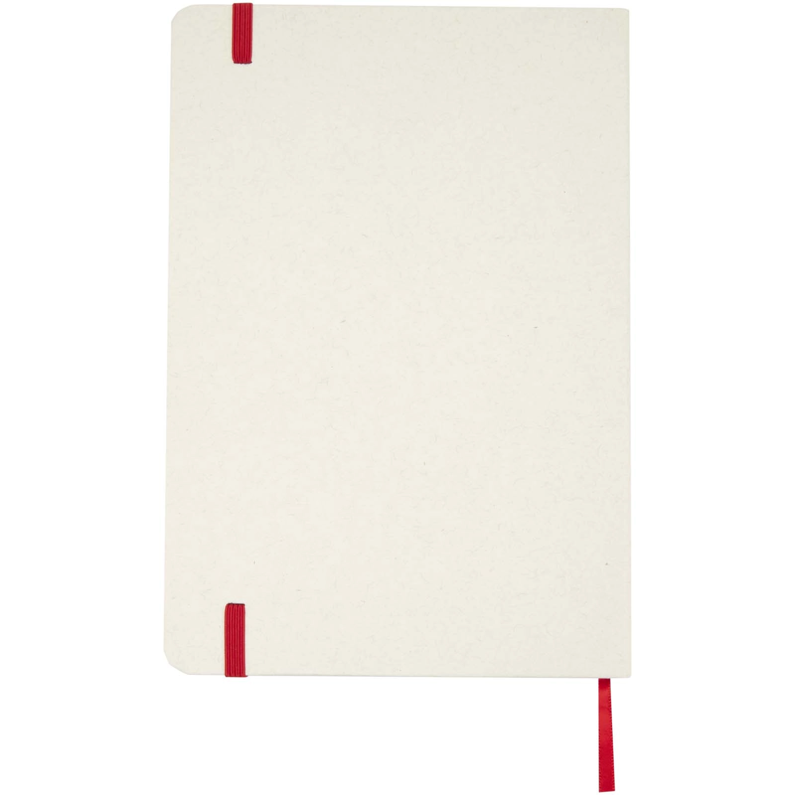 Immagine Blocco note formato A5 a righe in carta riciclata Bass