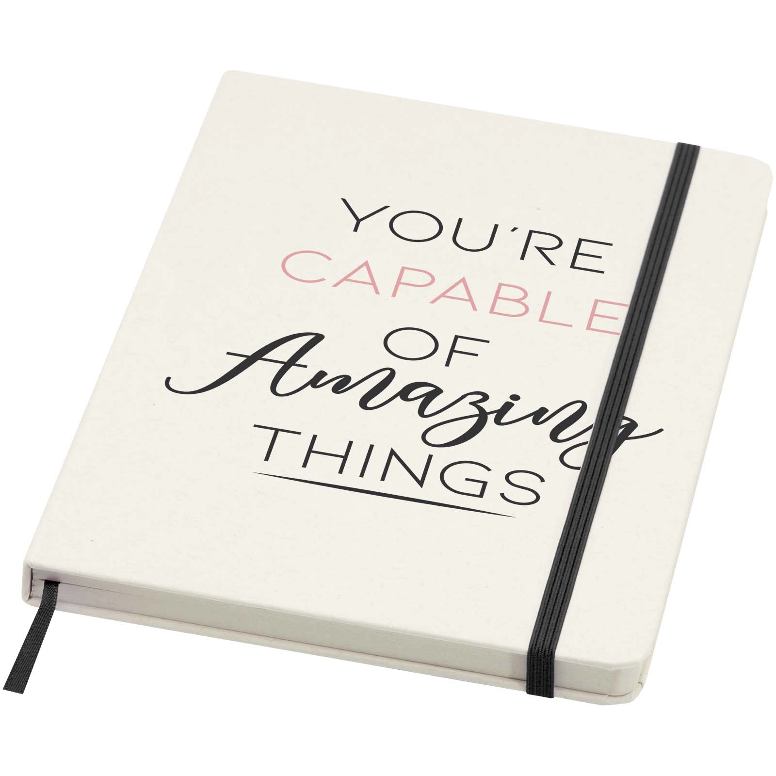 Immagine Blocco note formato A5 a righe in carta riciclata Bass