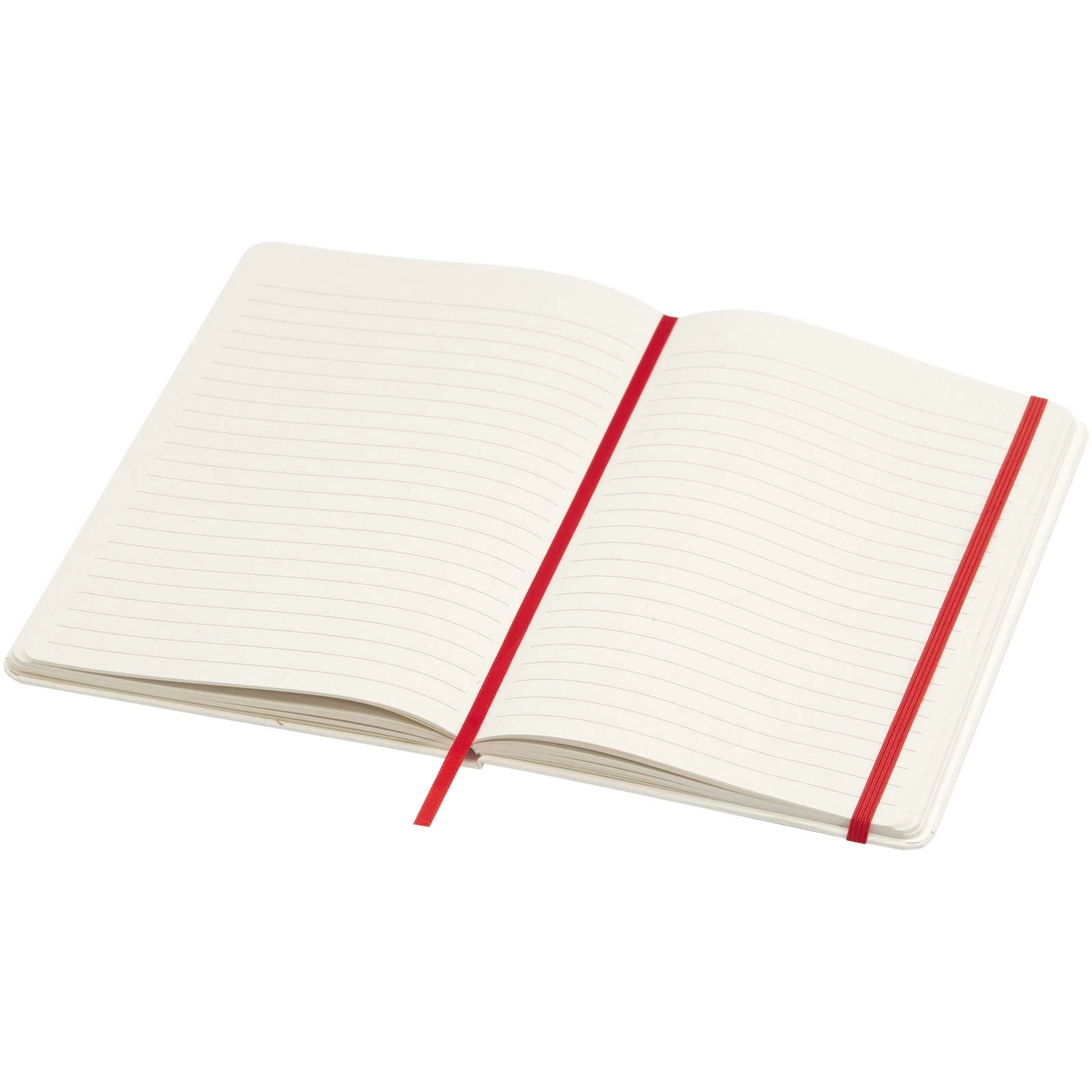 Immagine Blocco note formato A5 a righe in carta riciclata Bass