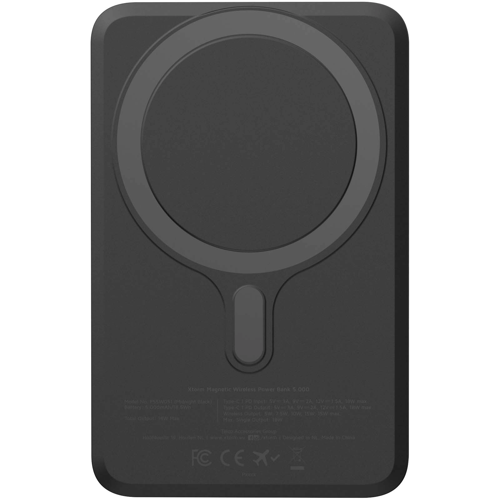 Immagine Power bank wireless magnetico da 5.000 mAh 5 W Xtorm FS5W051