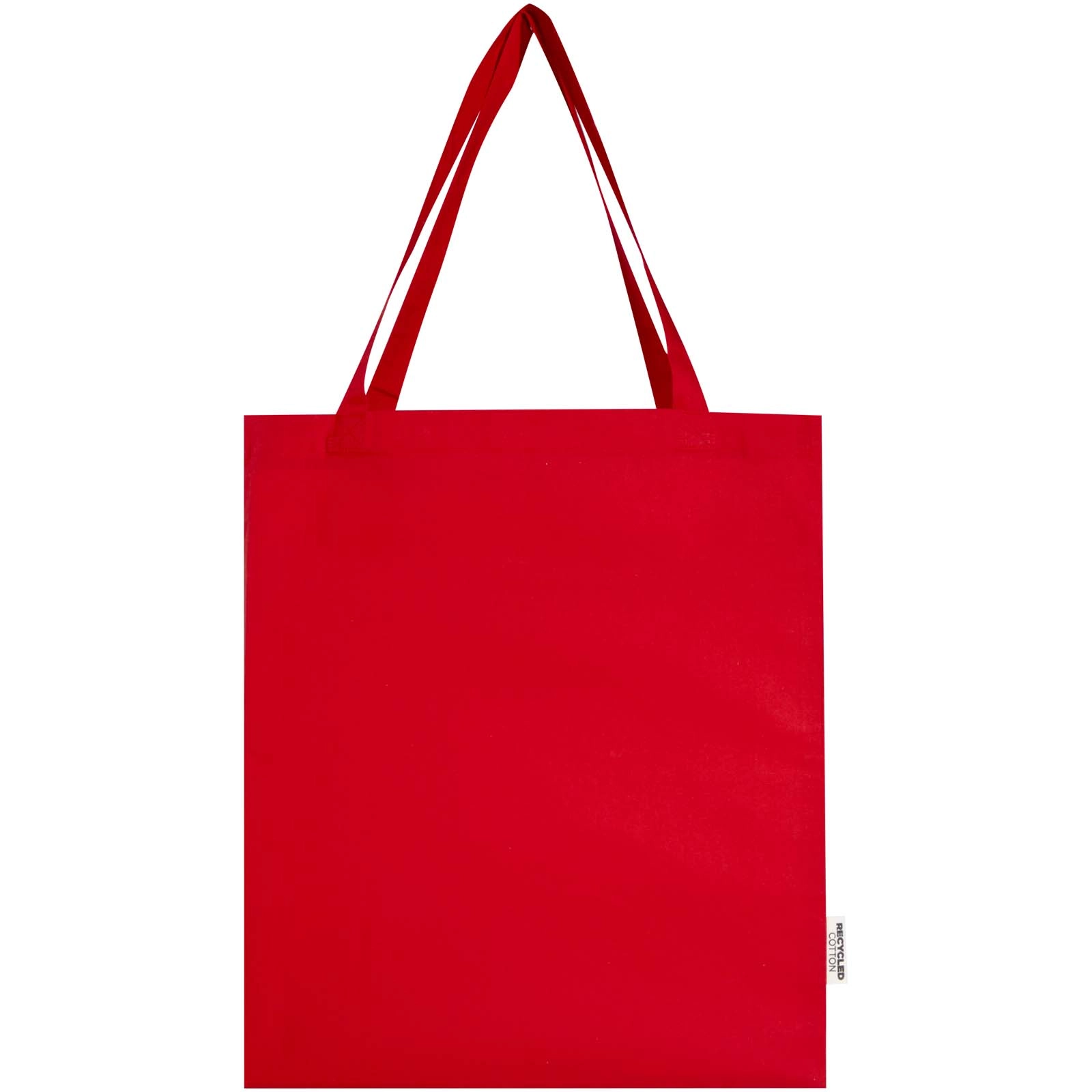 Immagine Tote bag a soffietto in cotone riciclato certificato GRS da 140 g/m² Madras