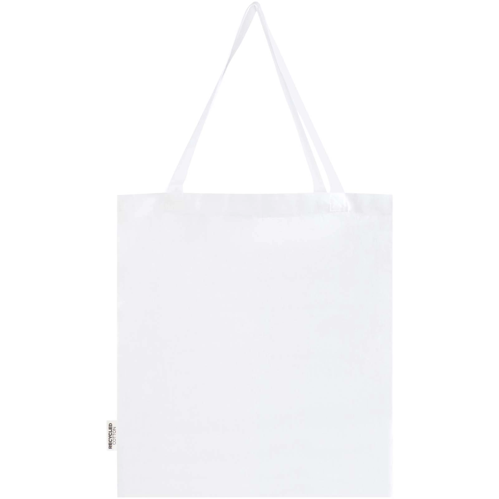 Immagine Tote bag a soffietto in cotone riciclato certificato GRS da 140 g/m² Madras