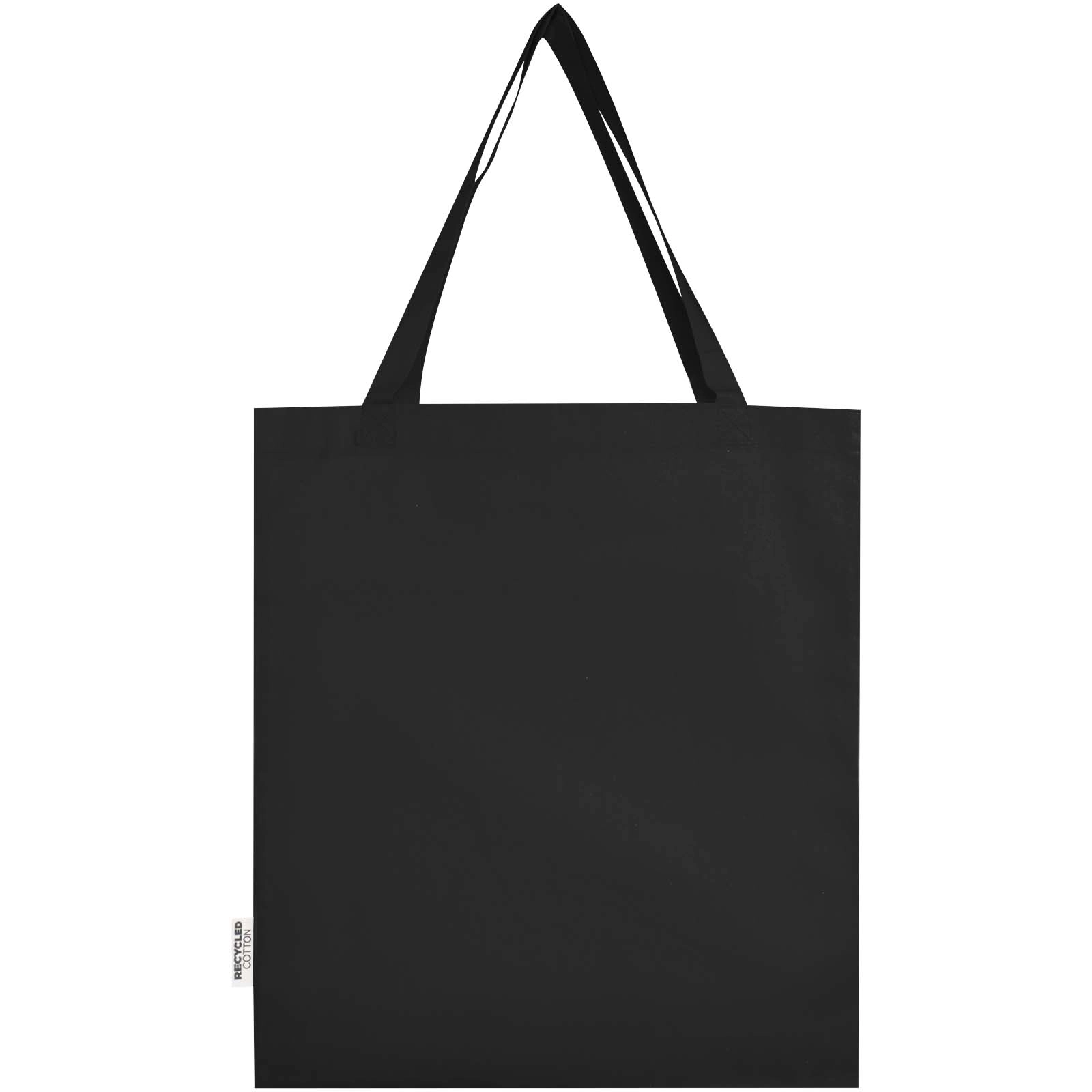 Immagine Tote bag a soffietto in cotone riciclato certificato GRS da 140 g/m² Madras