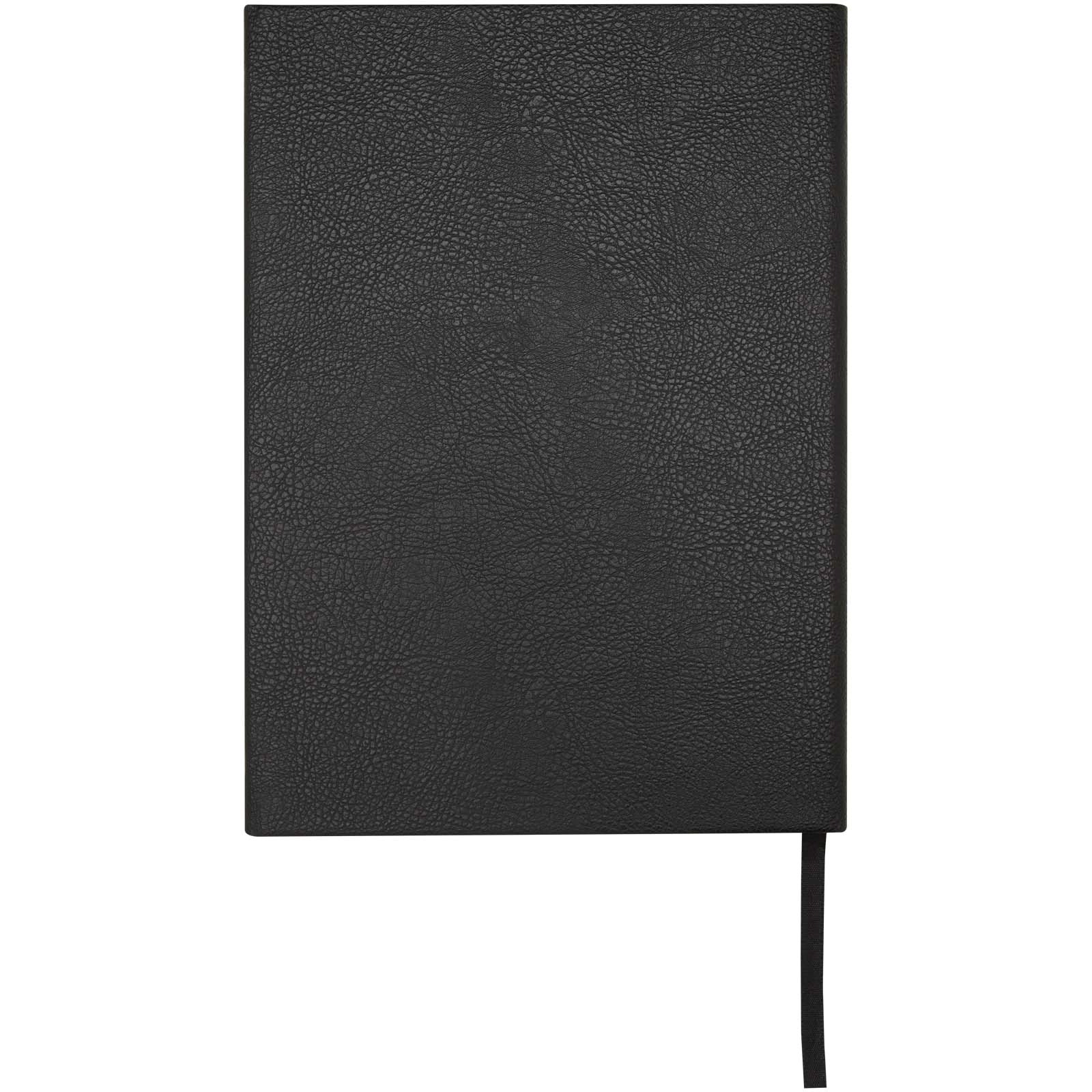 Immagine Blocco note formato A5 con copertina rigida in fibre di cuoio riciclate Alejandra