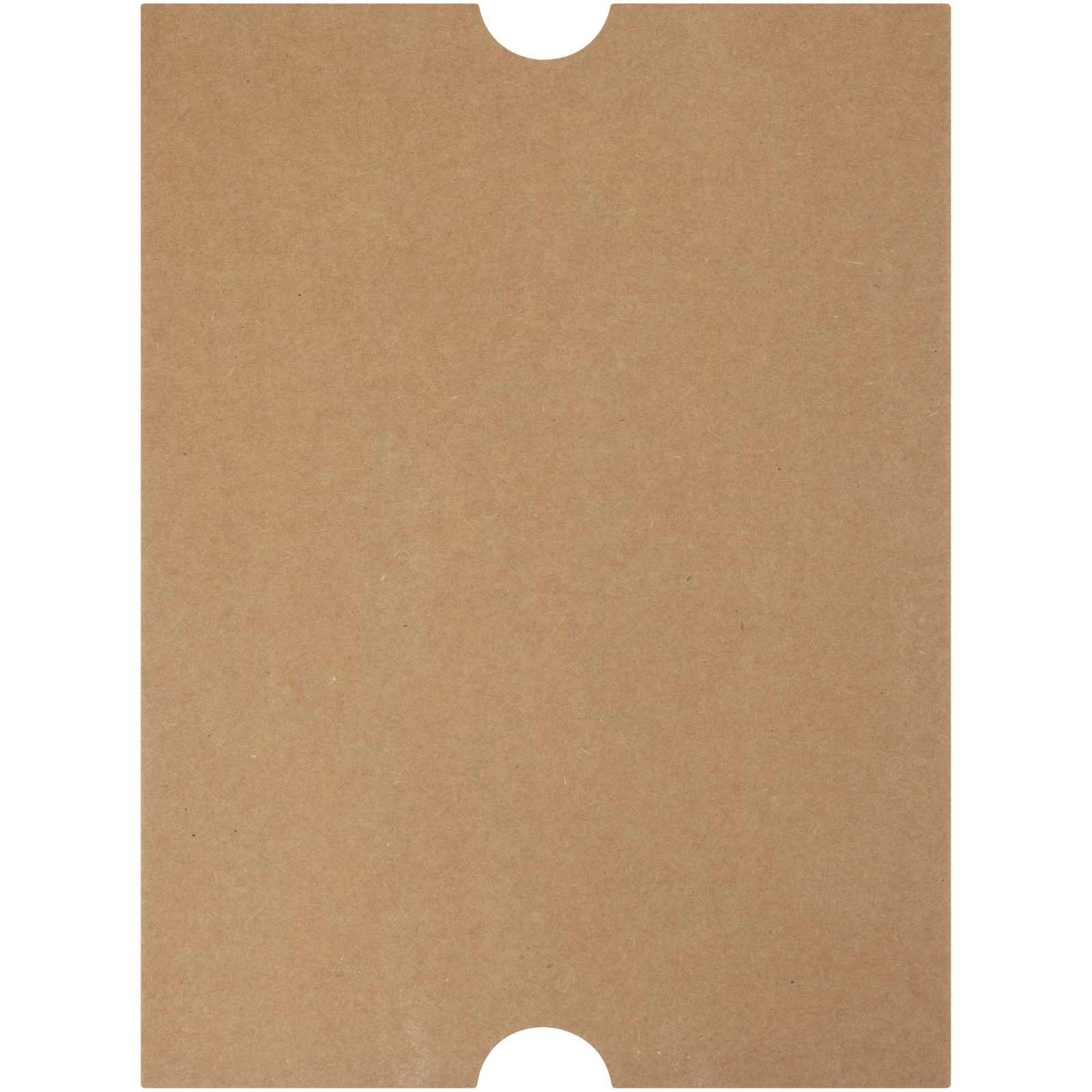 Immagine Blocco note formato A5 con copertina rigida in fibre di cuoio riciclate Alejandra