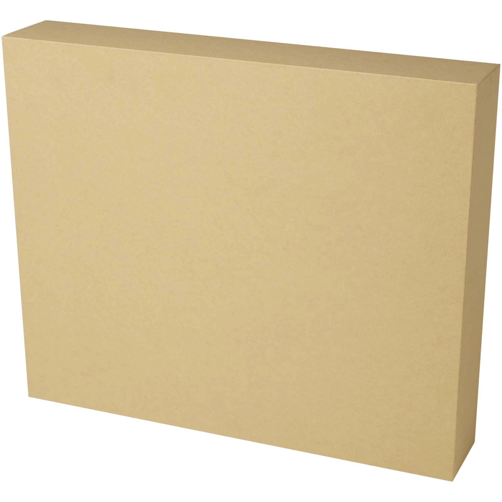 Immagine Set regalo con blocco note formato A5 con copertina rigida e penna a sfera Carmen (inchiostro nero)