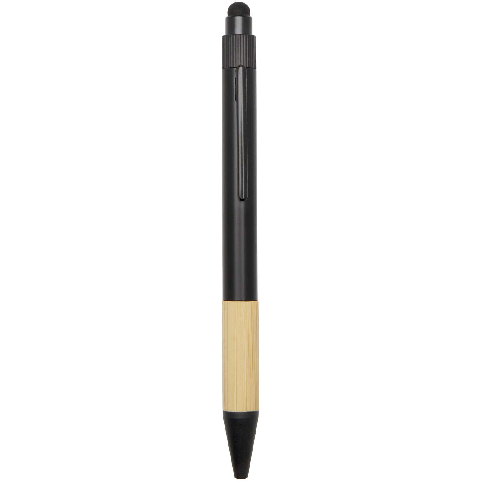Immagine Set regalo con blocco note formato A5 con copertina rigida e penna a sfera Carmen (inchiostro nero)