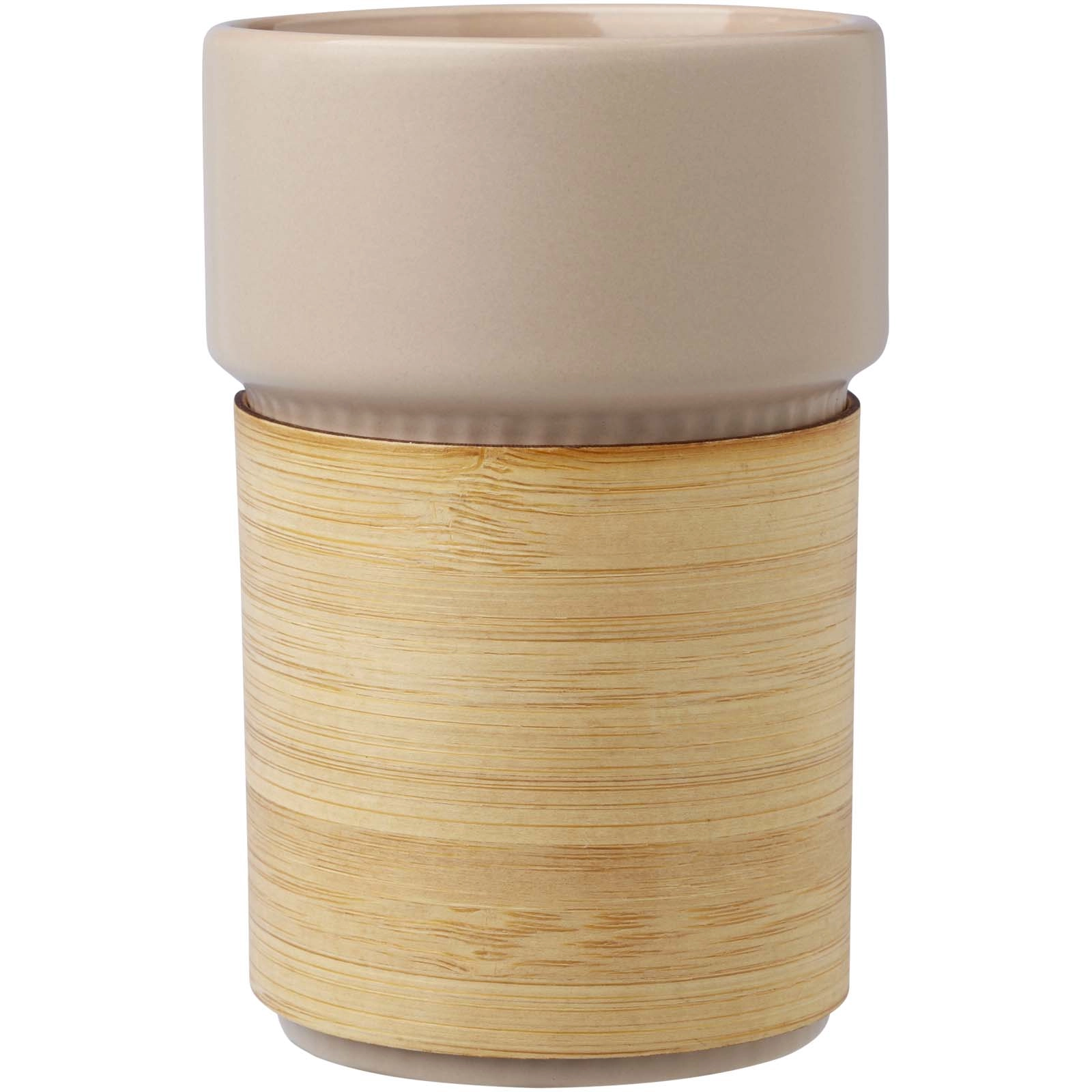 Immagine Bicchiere con custodia in bambù da 340 ml Fika