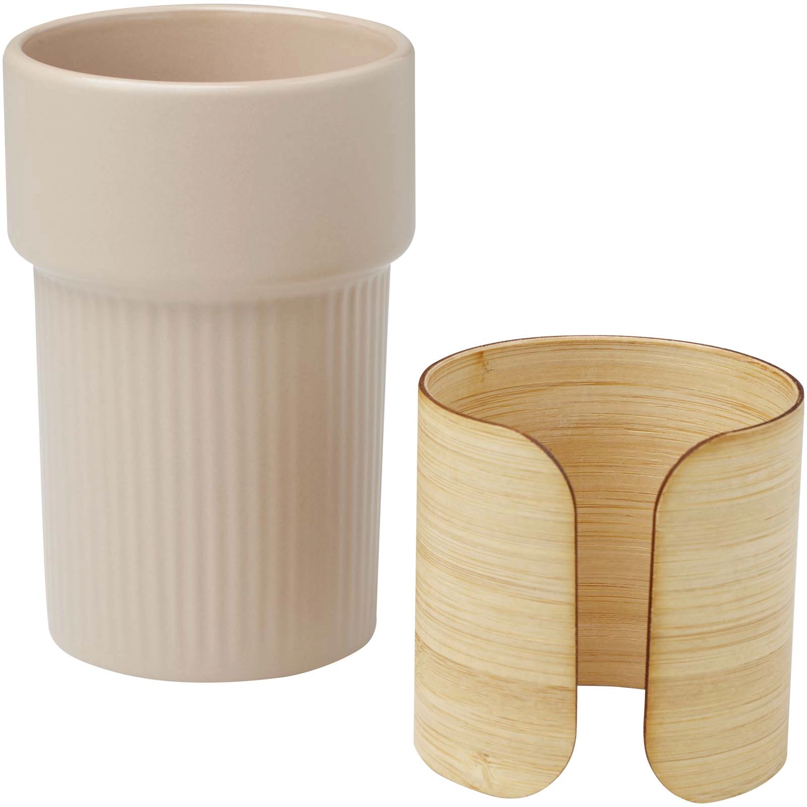 Immagine Bicchiere con custodia in bambù da 340 ml Fika