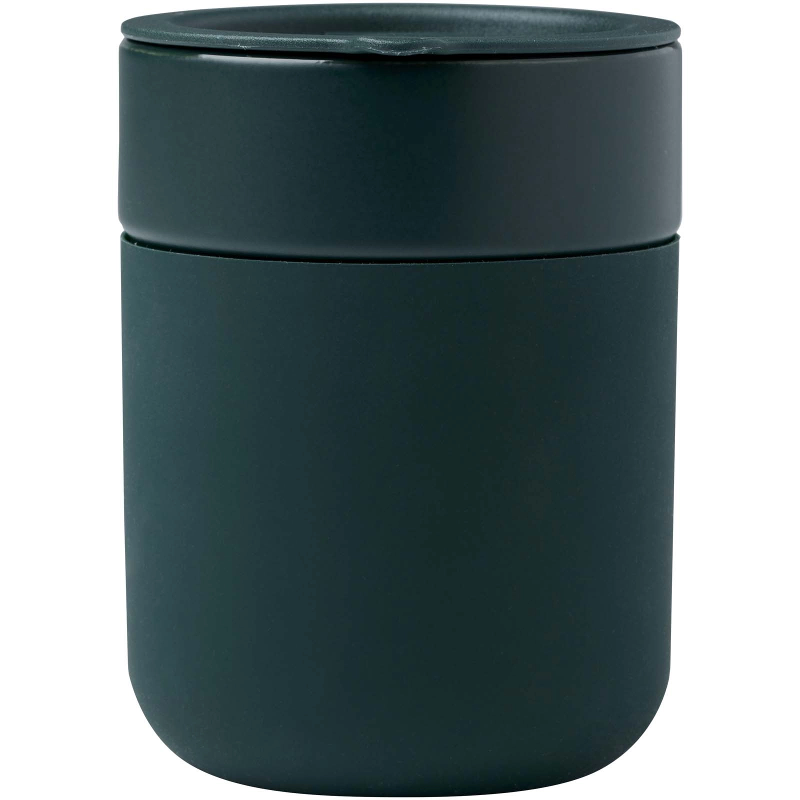 Immagine Bicchiere in ceramica con involucro in silicone e coperchio in plastica da 330 ml Java