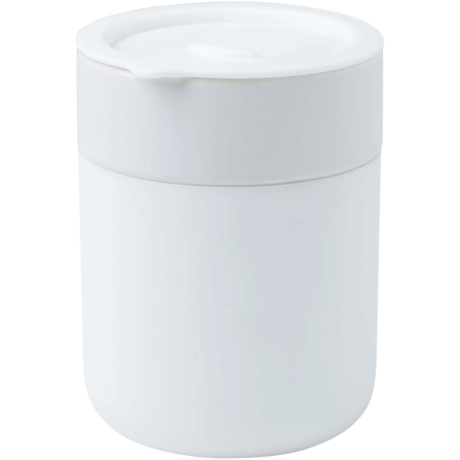 Immagine Bicchiere in ceramica con involucro in silicone e coperchio in plastica da 330 ml Java