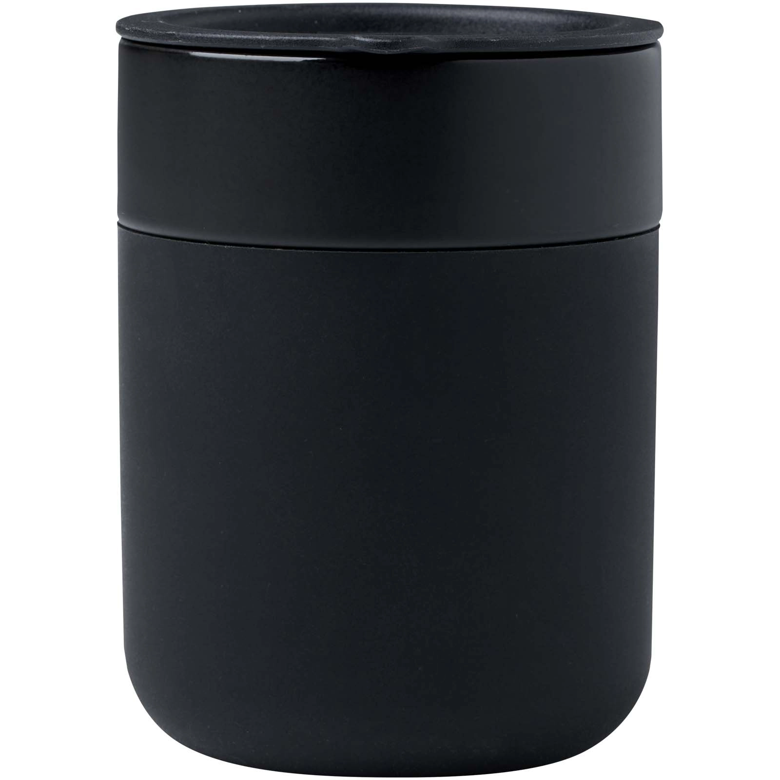 Immagine Bicchiere in ceramica con involucro in silicone e coperchio in plastica da 330 ml Java