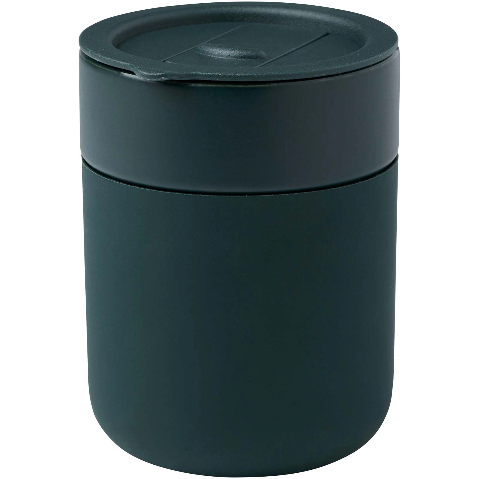 Immagine Bicchiere in ceramica con involucro in silicone e coperchio in plastica da 330 ml Java
