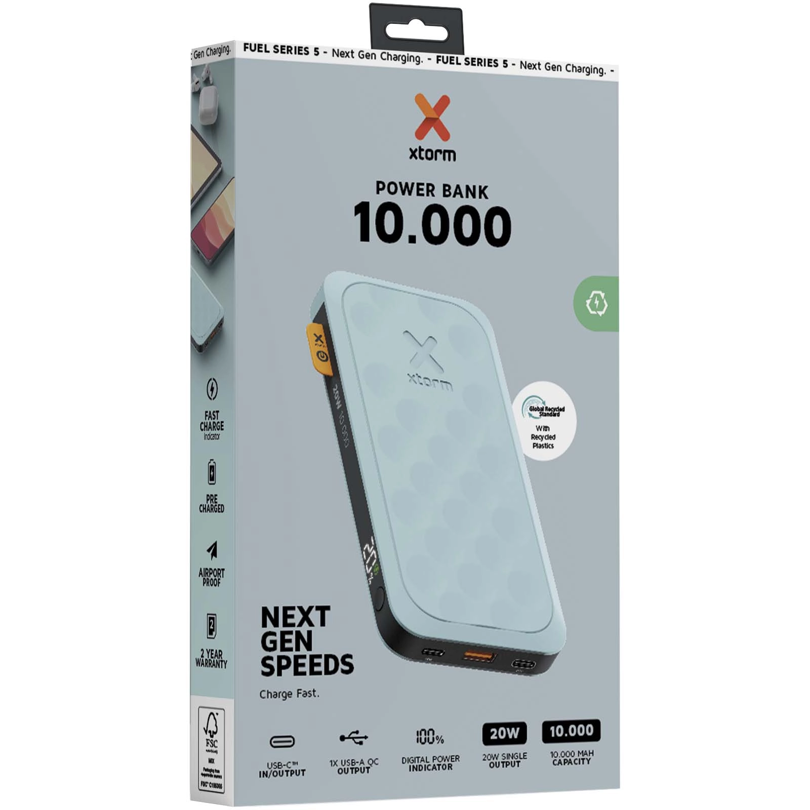 Immagine Power bank da 10.000 mAh 20 W Serie Xtorm FS510 Fuel