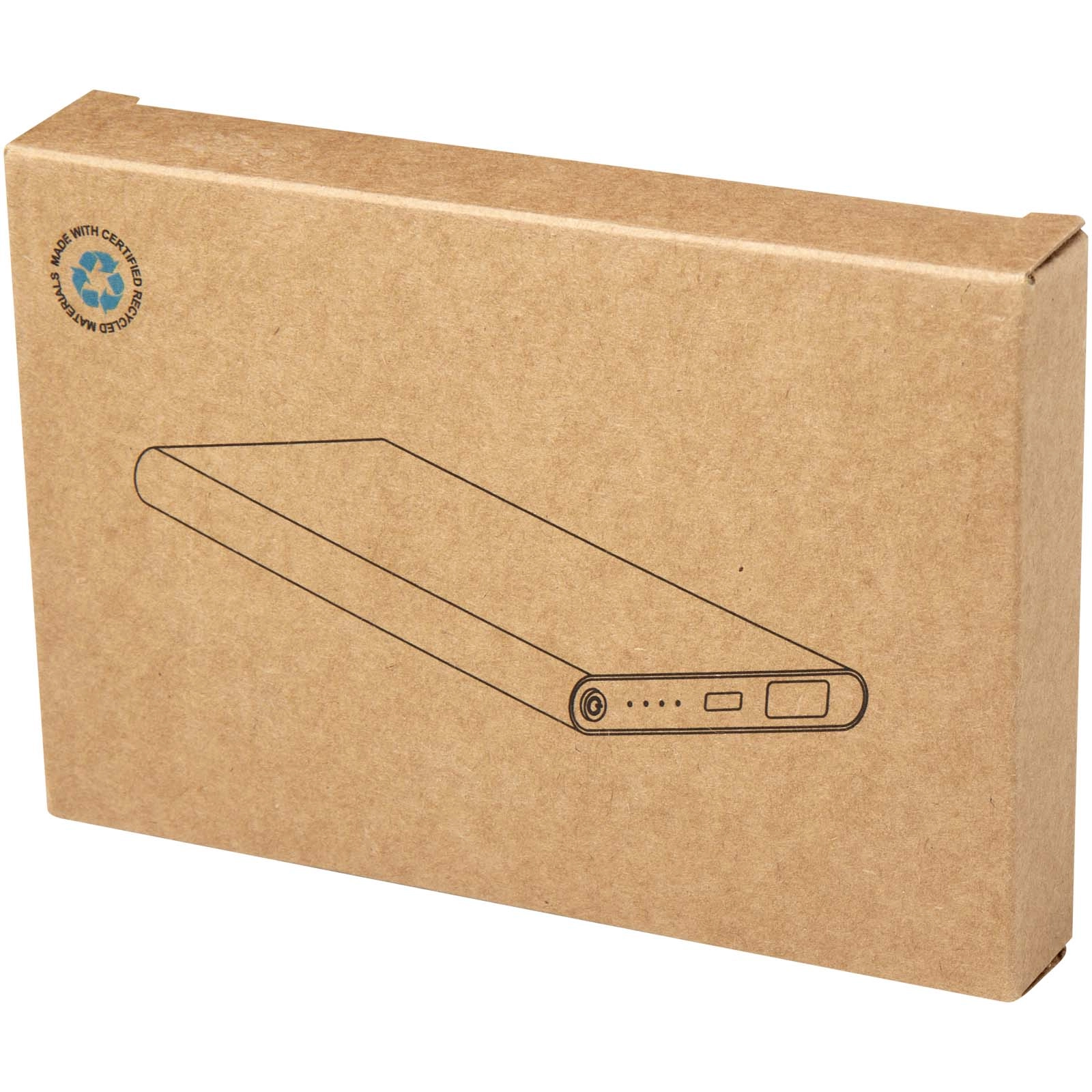 Immagine Power bank in alluminio riciclato da 4000 mAh tipo C Pep 