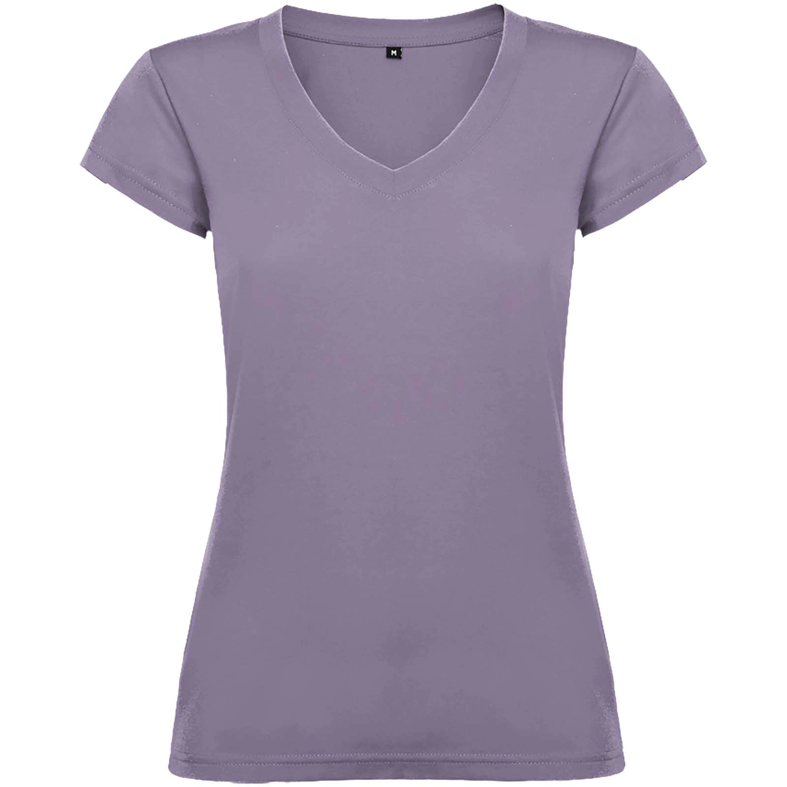 Immagine T-shirt a maniche corte con scollo a V da donna Victoria