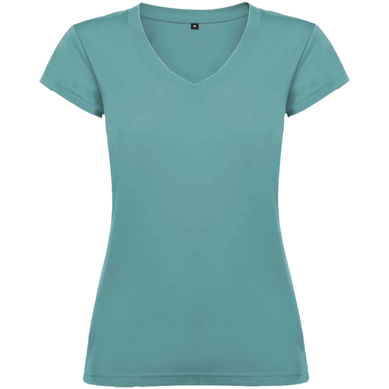 Immagine T-shirt a maniche corte con scollo a V da donna Victoria