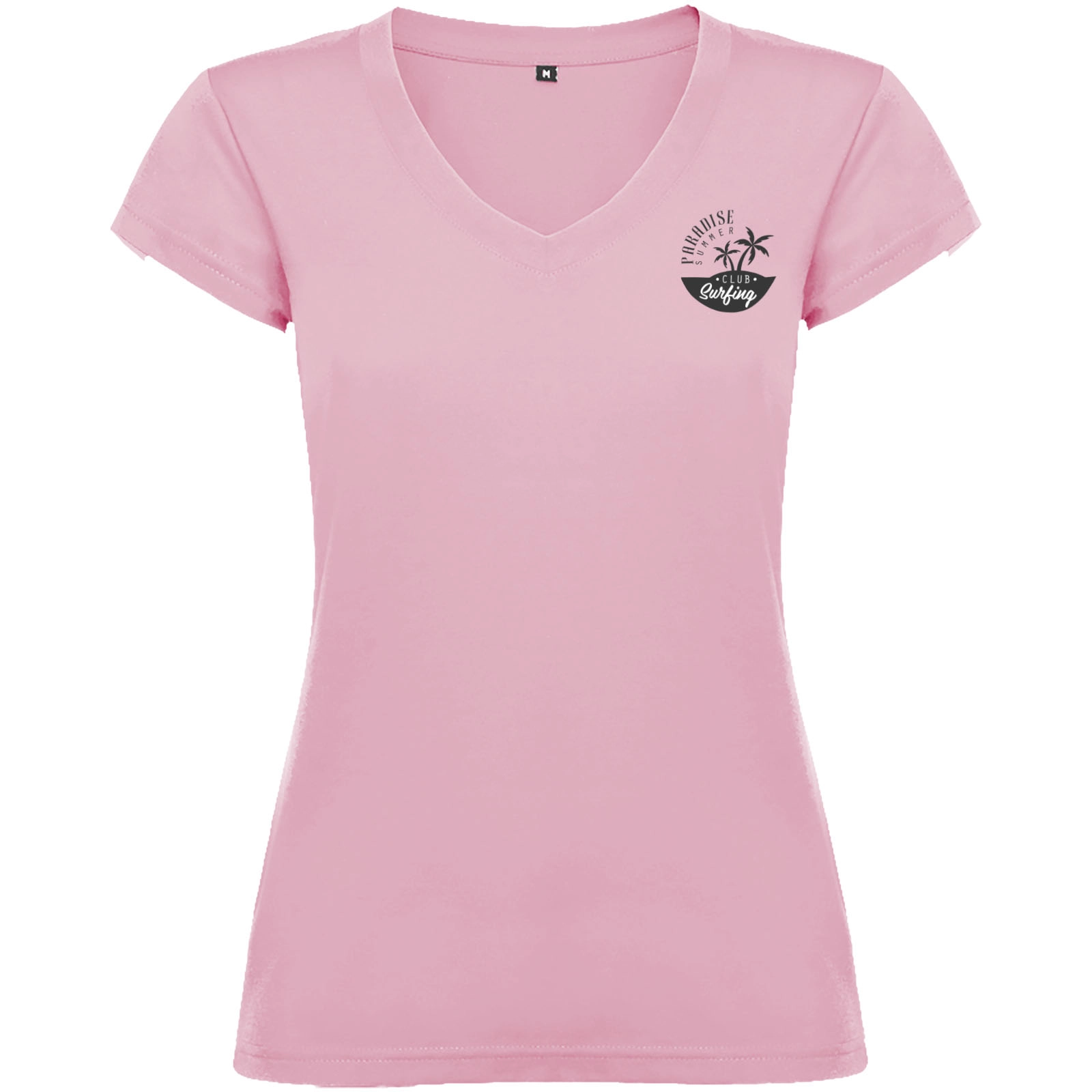 Immagine T-shirt a maniche corte con scollo a V da donna Victoria