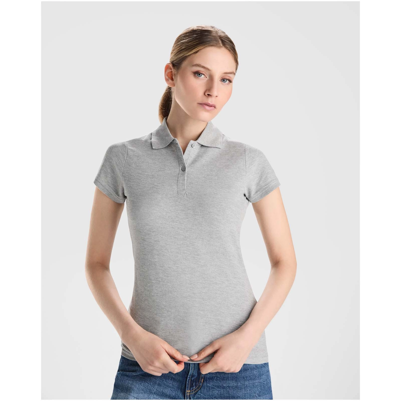 Immagine Polo a maniche corte in cotone biologico da donna Prince